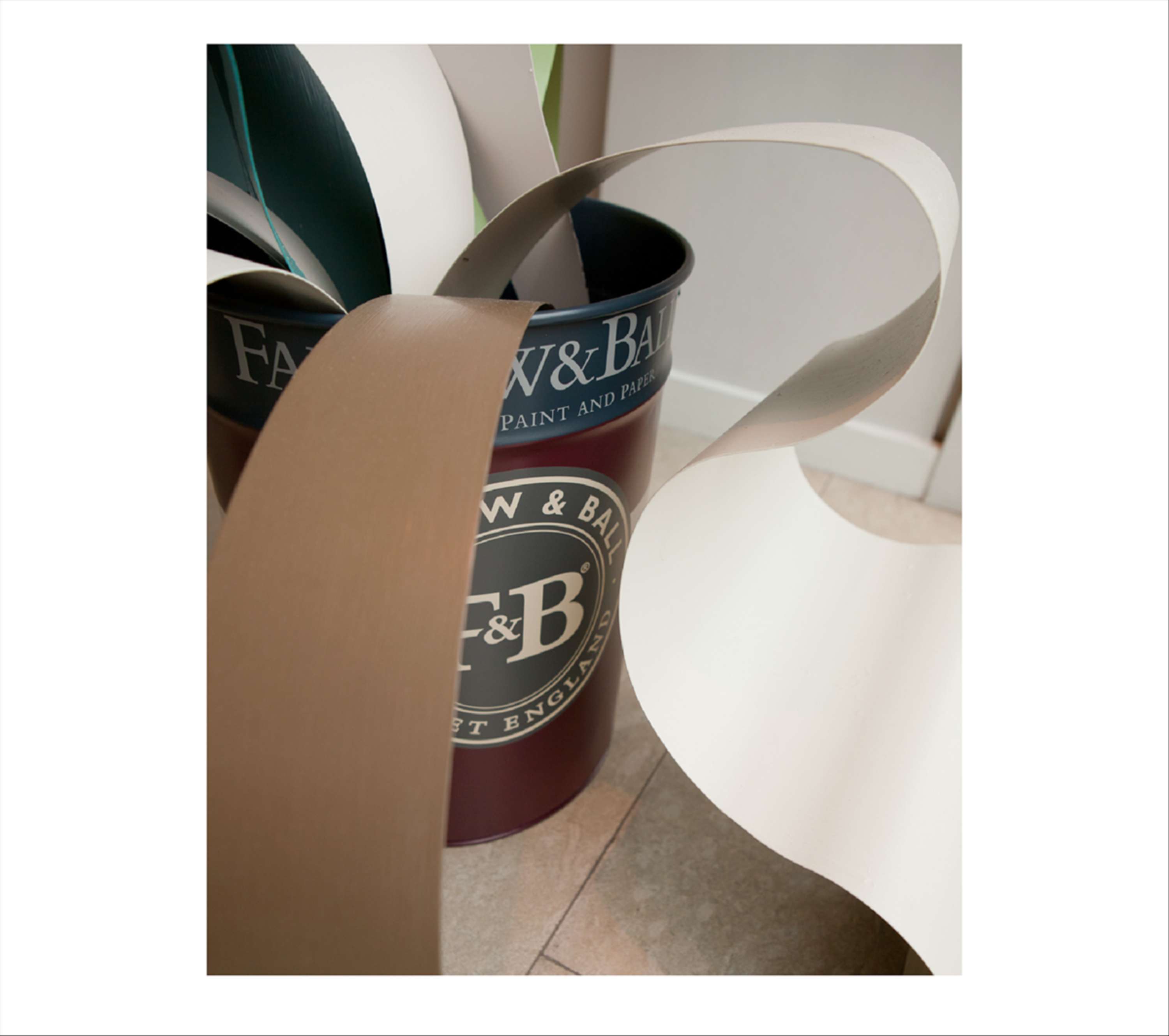 Farrow & Ball Windows Display by Hadrien Chatelet