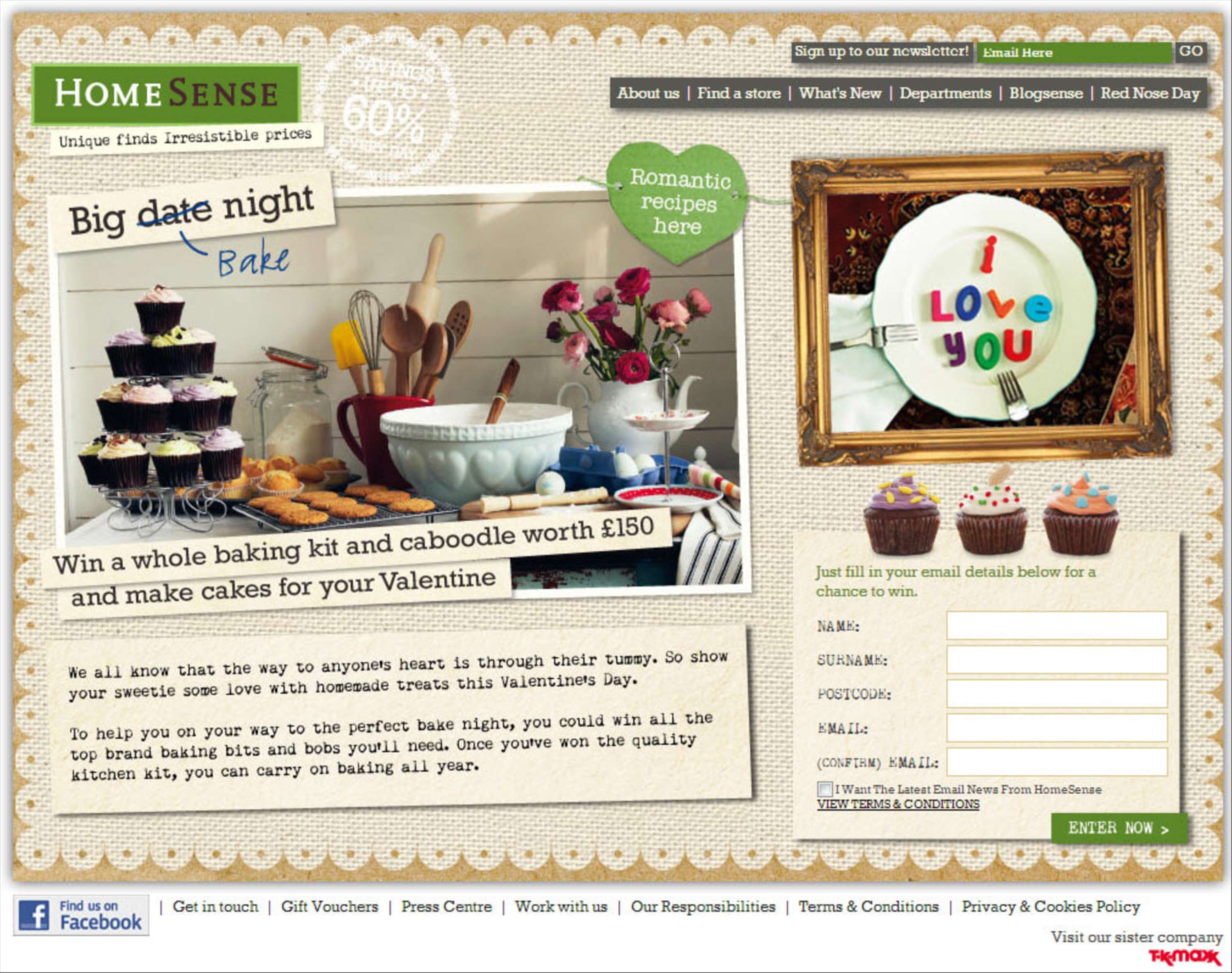HomeSense - emails, print and website by Katie Gibson
