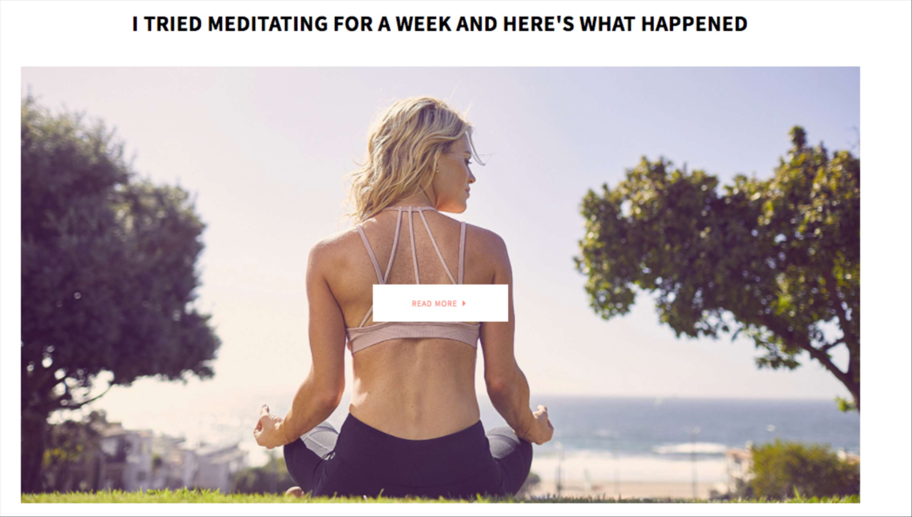 Fabletics content hub and category page design by Verena Brune