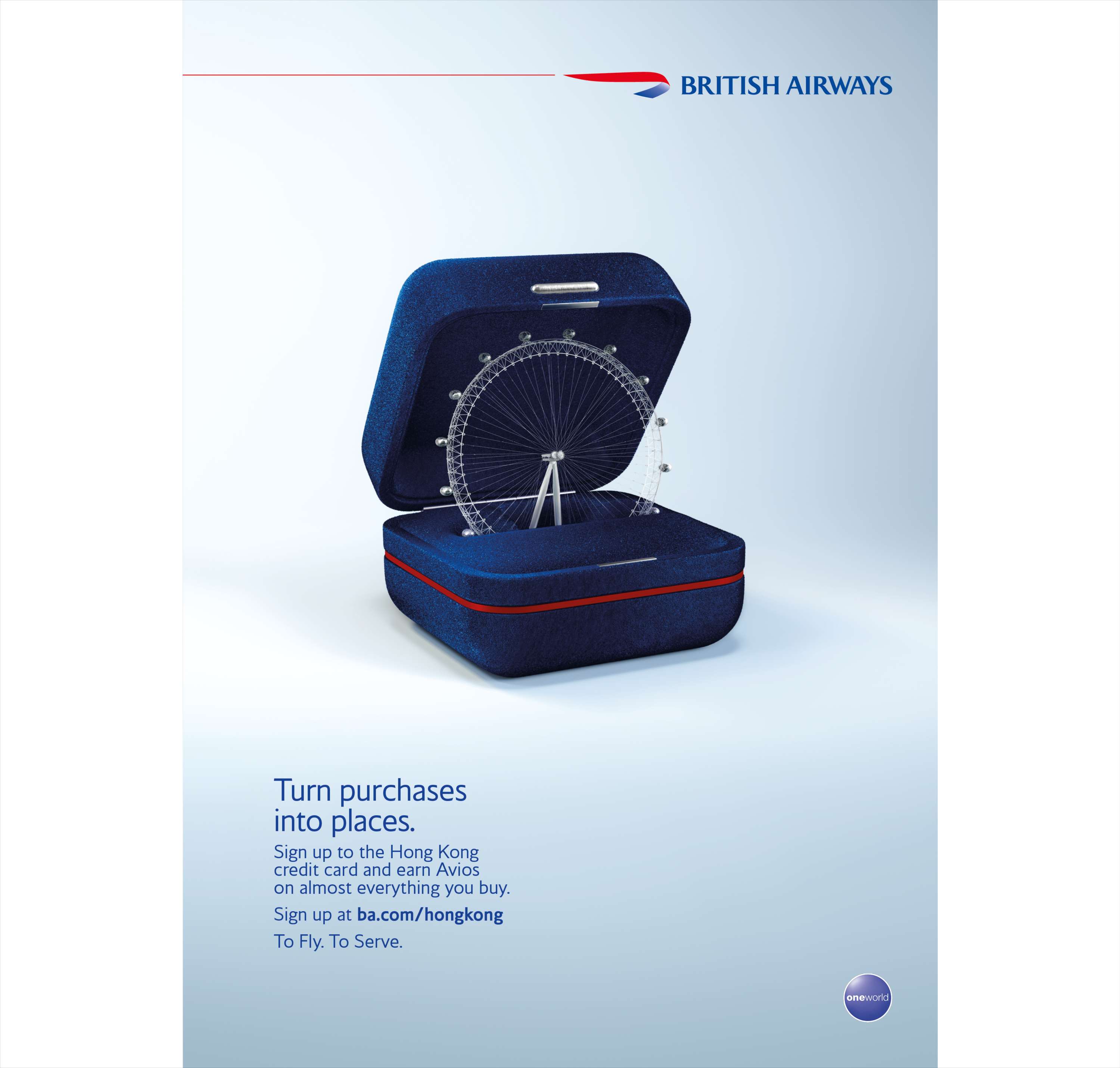 British Airways Print by Tamryn Kerr
