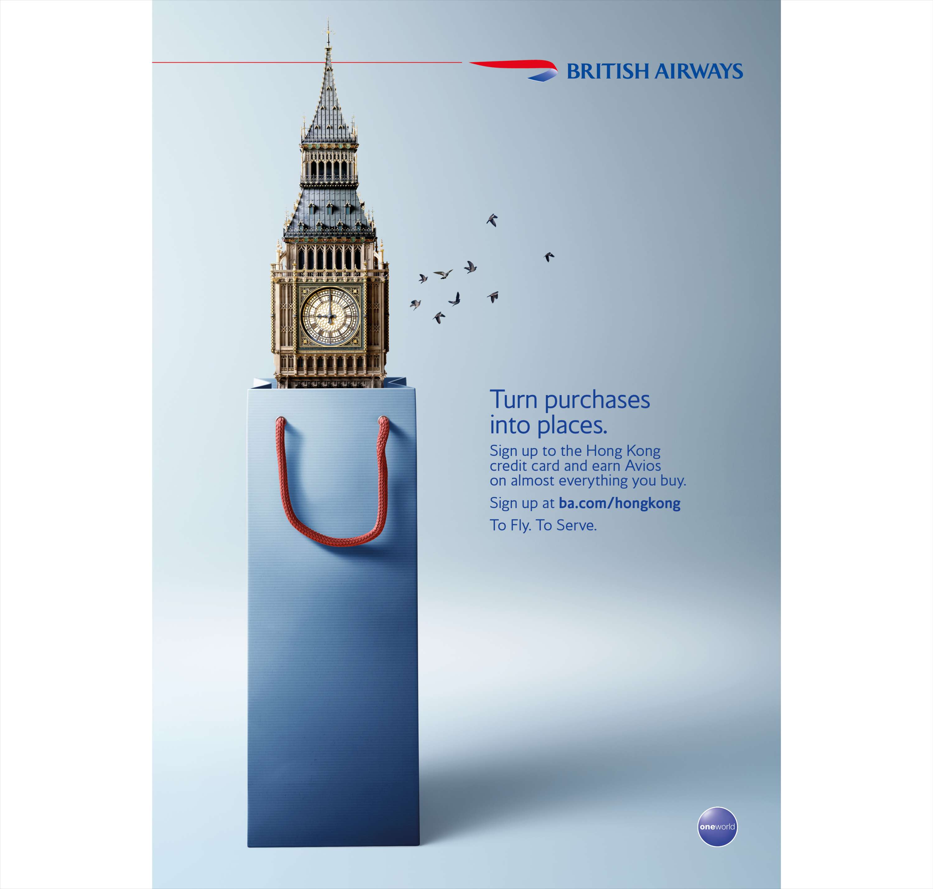 British Airways Print by Tamryn Kerr