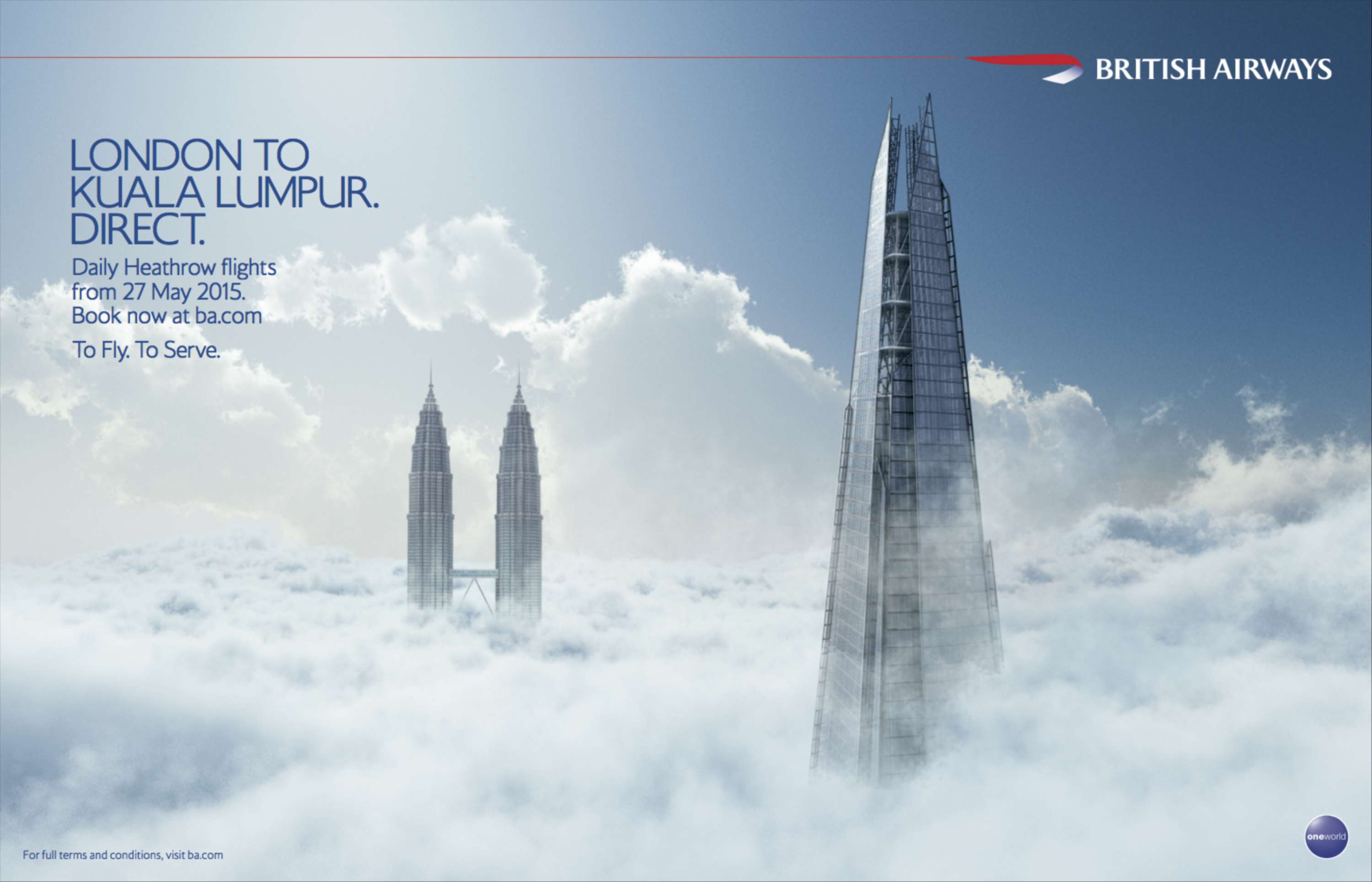 British Airways Print by Tamryn Kerr