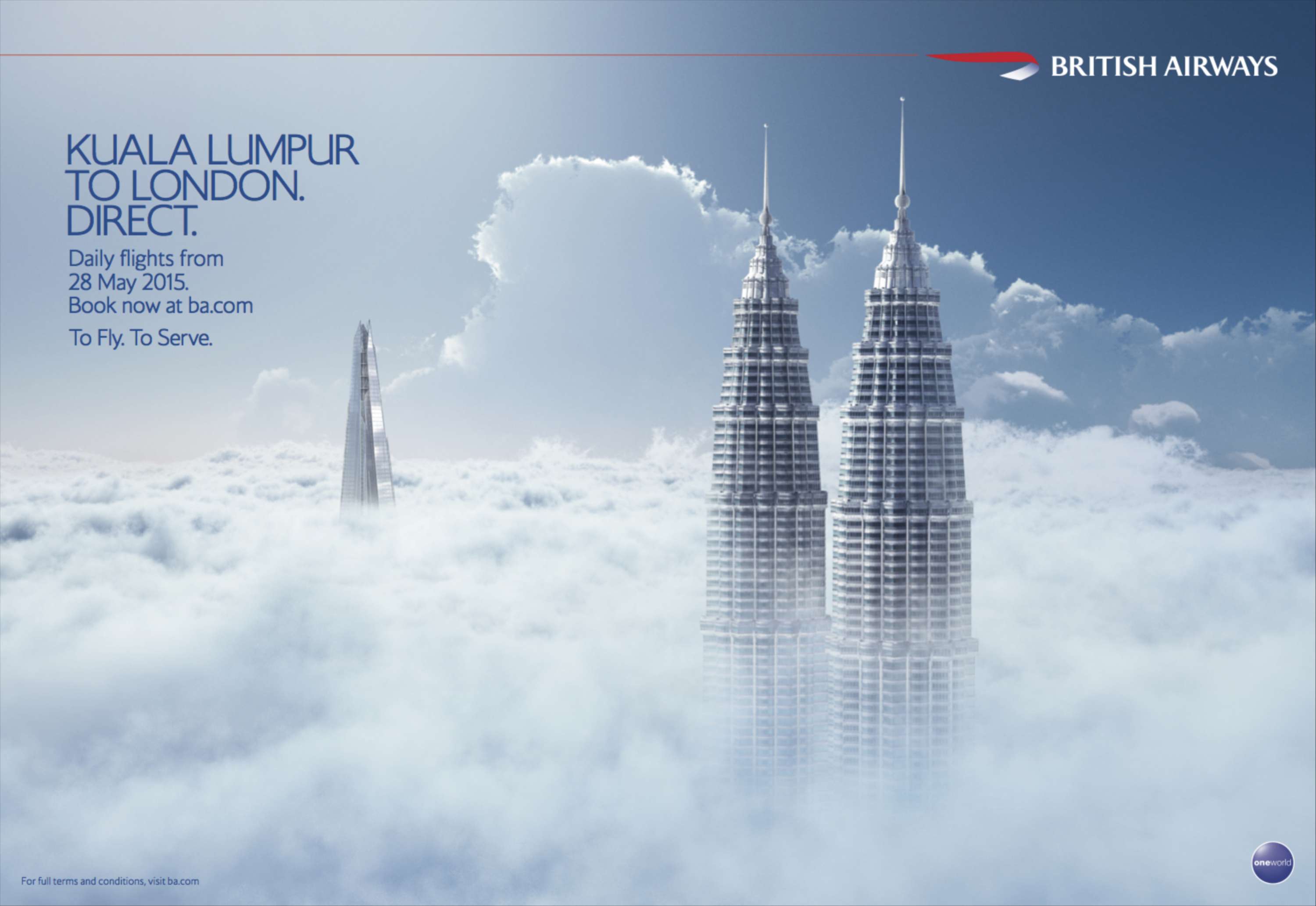 British Airways Print by Tamryn Kerr