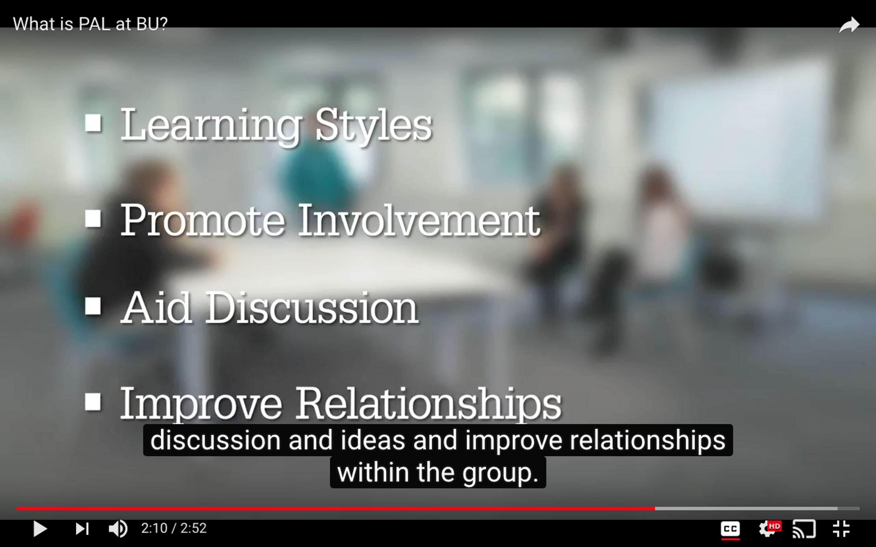 Peer Assisted Learning info videos for Bournemouth University by Charlotte Morrison