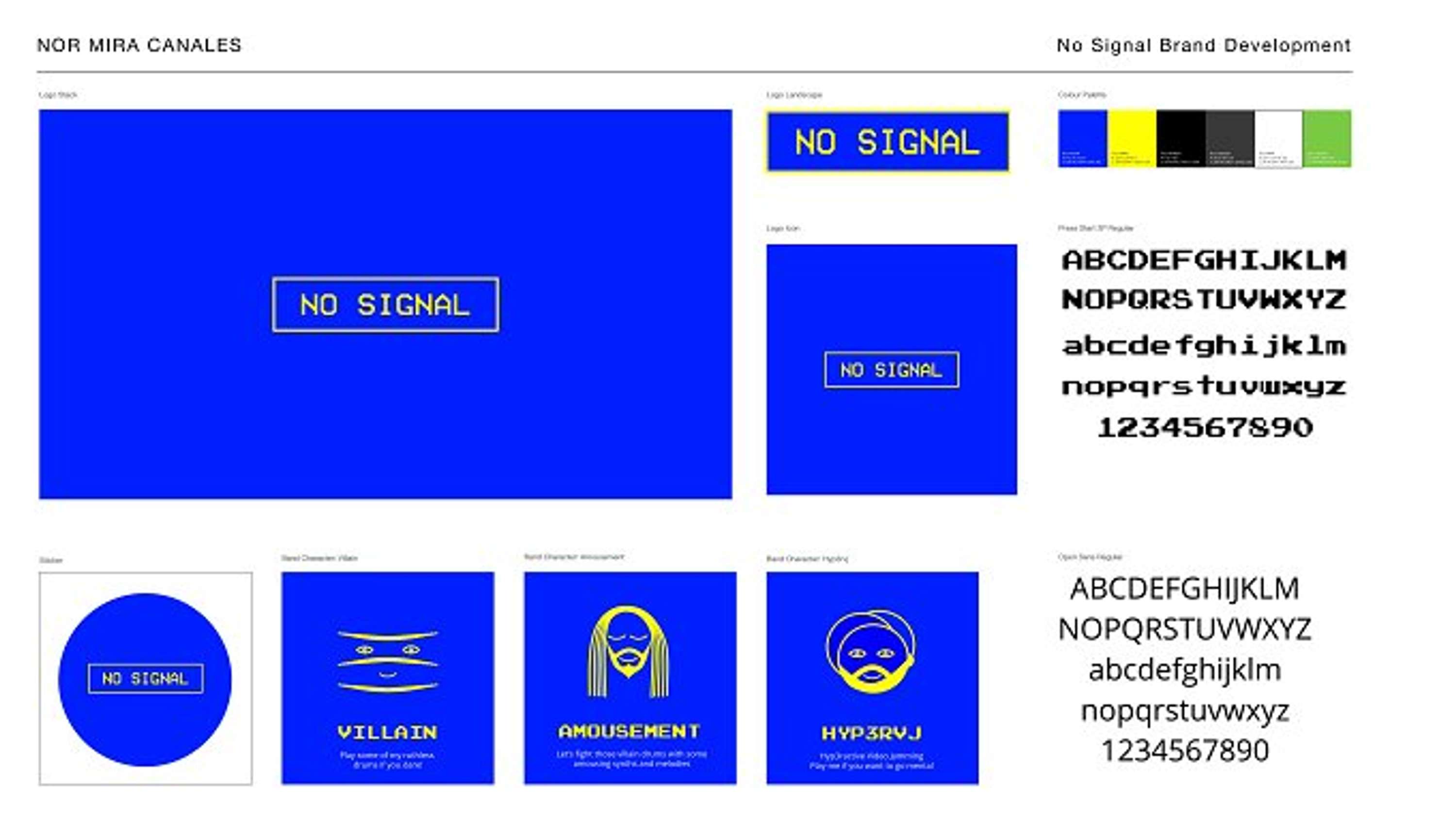 No Signal - Brand Development + Motion Graphics by Nor Mira Canales