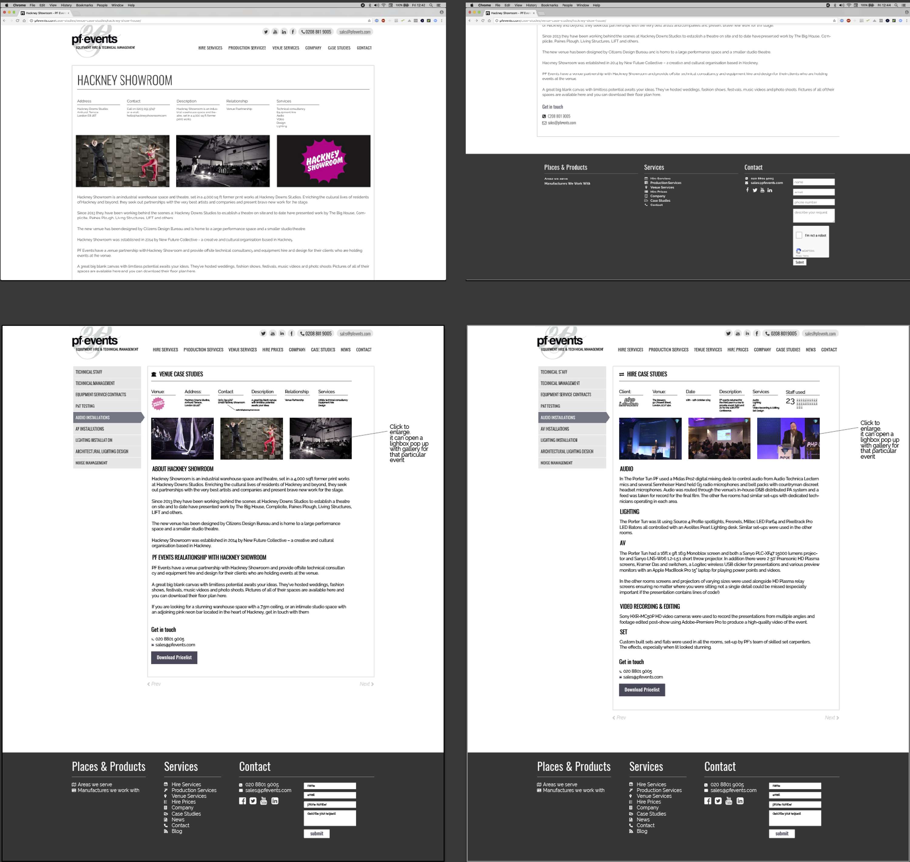 PF Events - Web Redesign + Marketing Collaterals by Nor Mira Canales