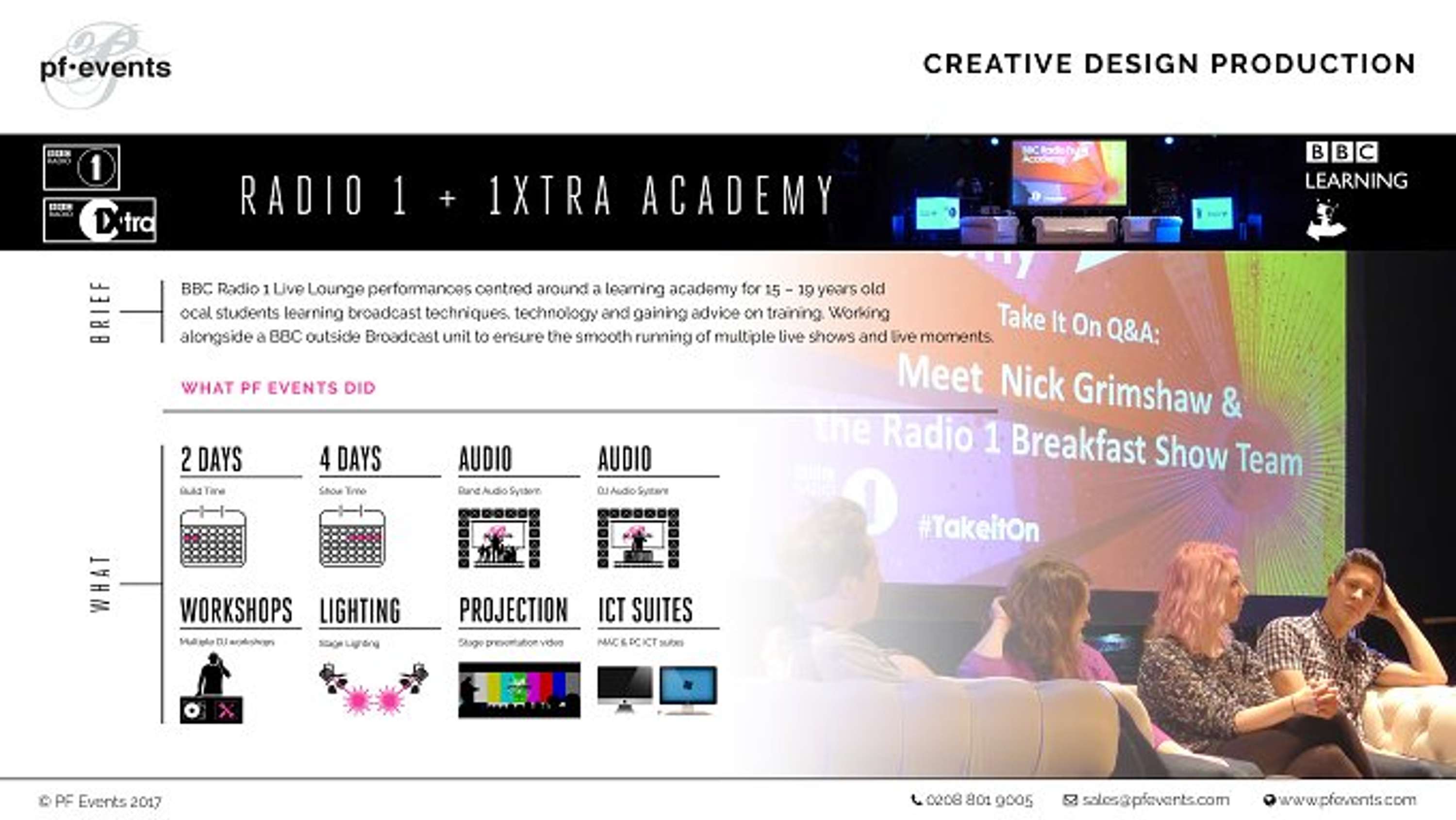 PF Events - Web Redesign + Marketing Collaterals by Nor Mira Canales