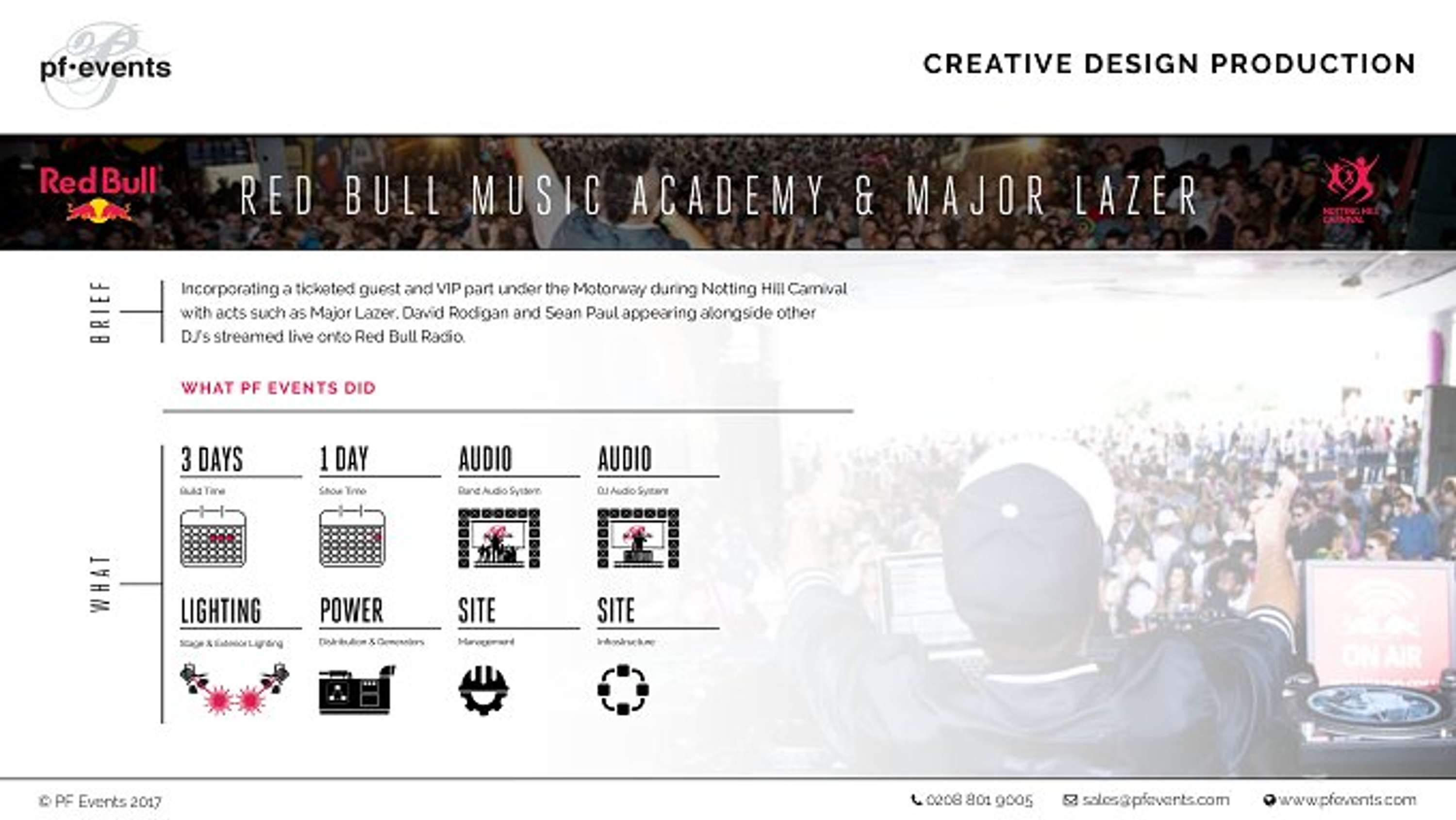 PF Events - Web Redesign + Marketing Collaterals by Nor Mira Canales