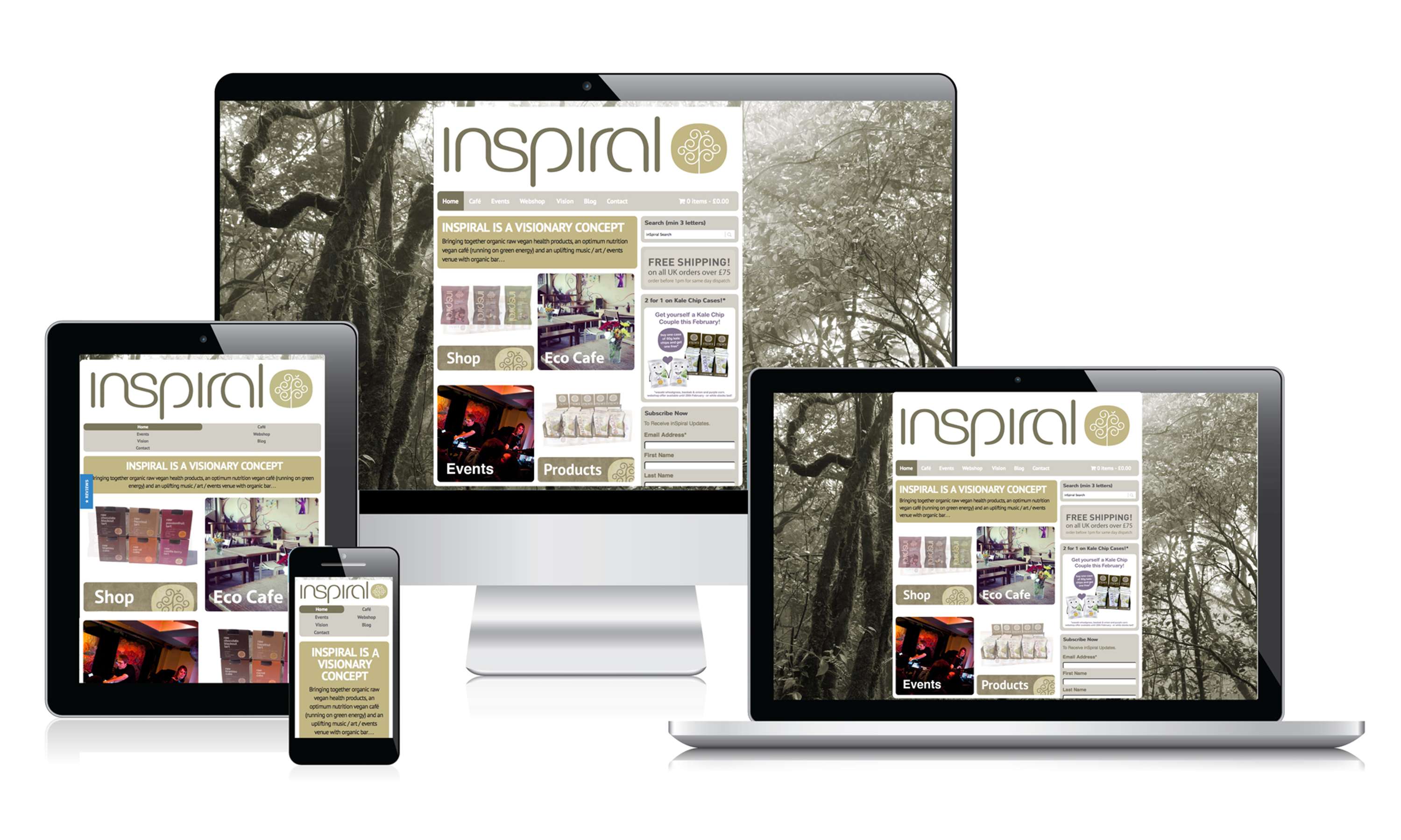 inSpiral Visionary Products - Web design and development by Nor Mira Canales
