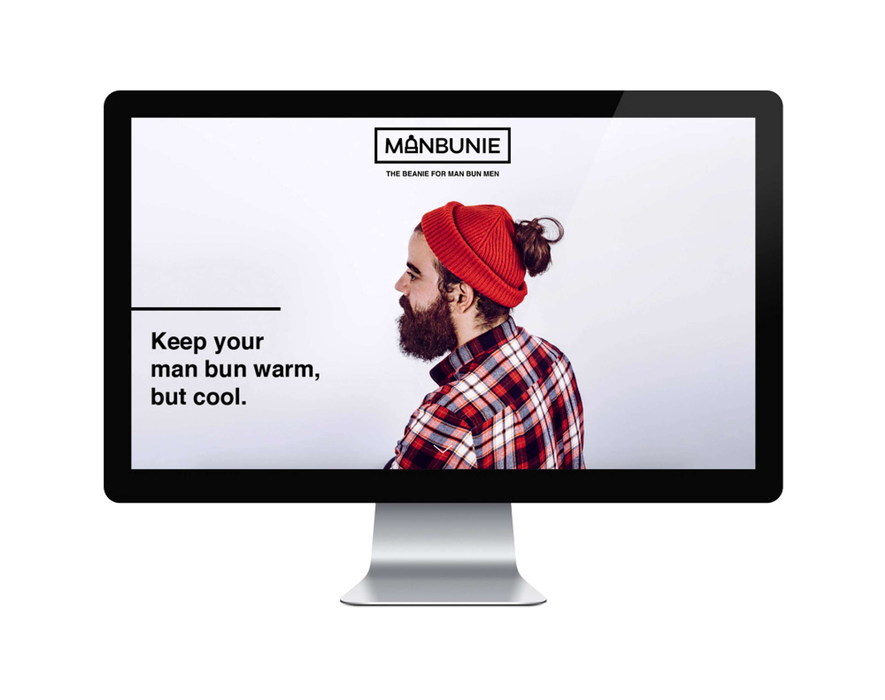 MANBUNIE - the beanie for man bun men by Pedro Lourenço