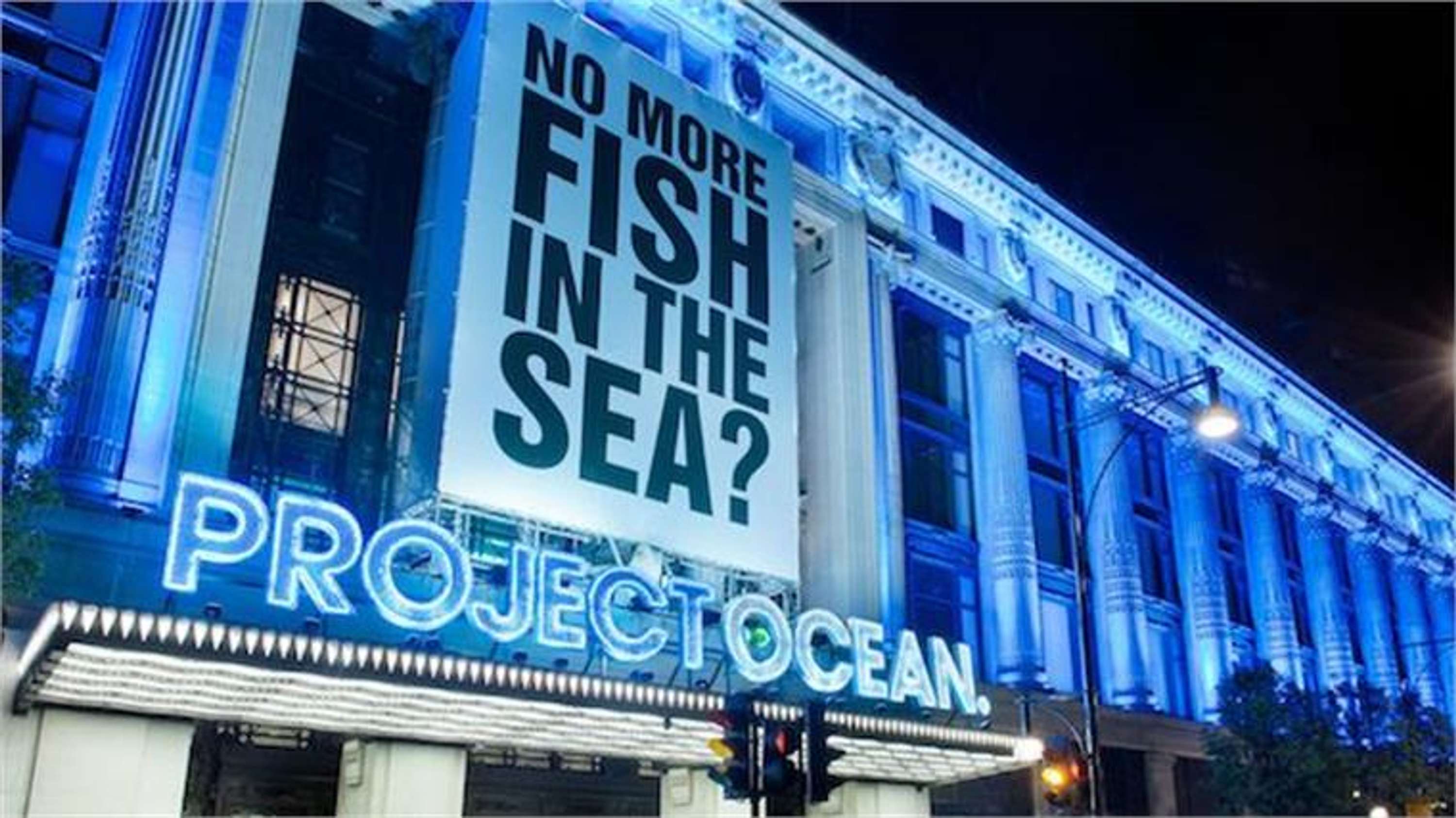 Project director for Selfridges PROJECT OCEAN by Sam Brown