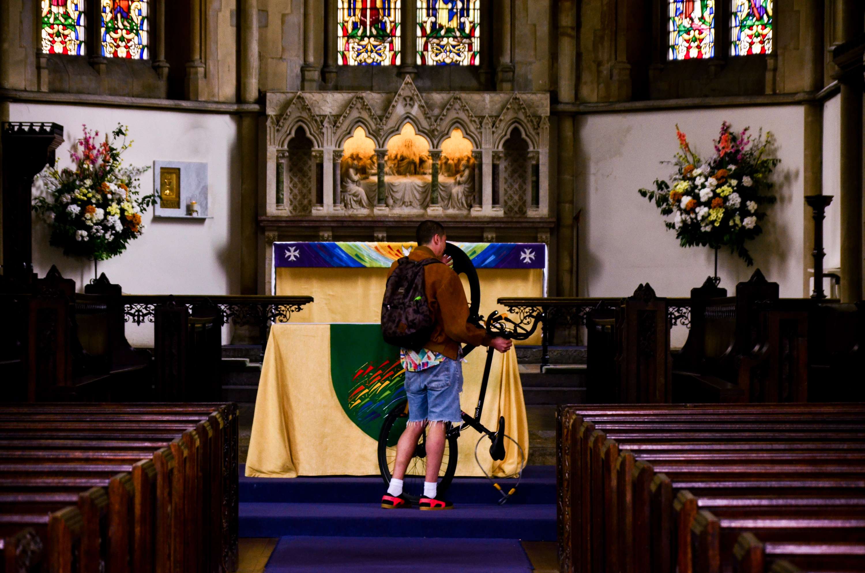Getting married with a bike by Giuseppe Renga
