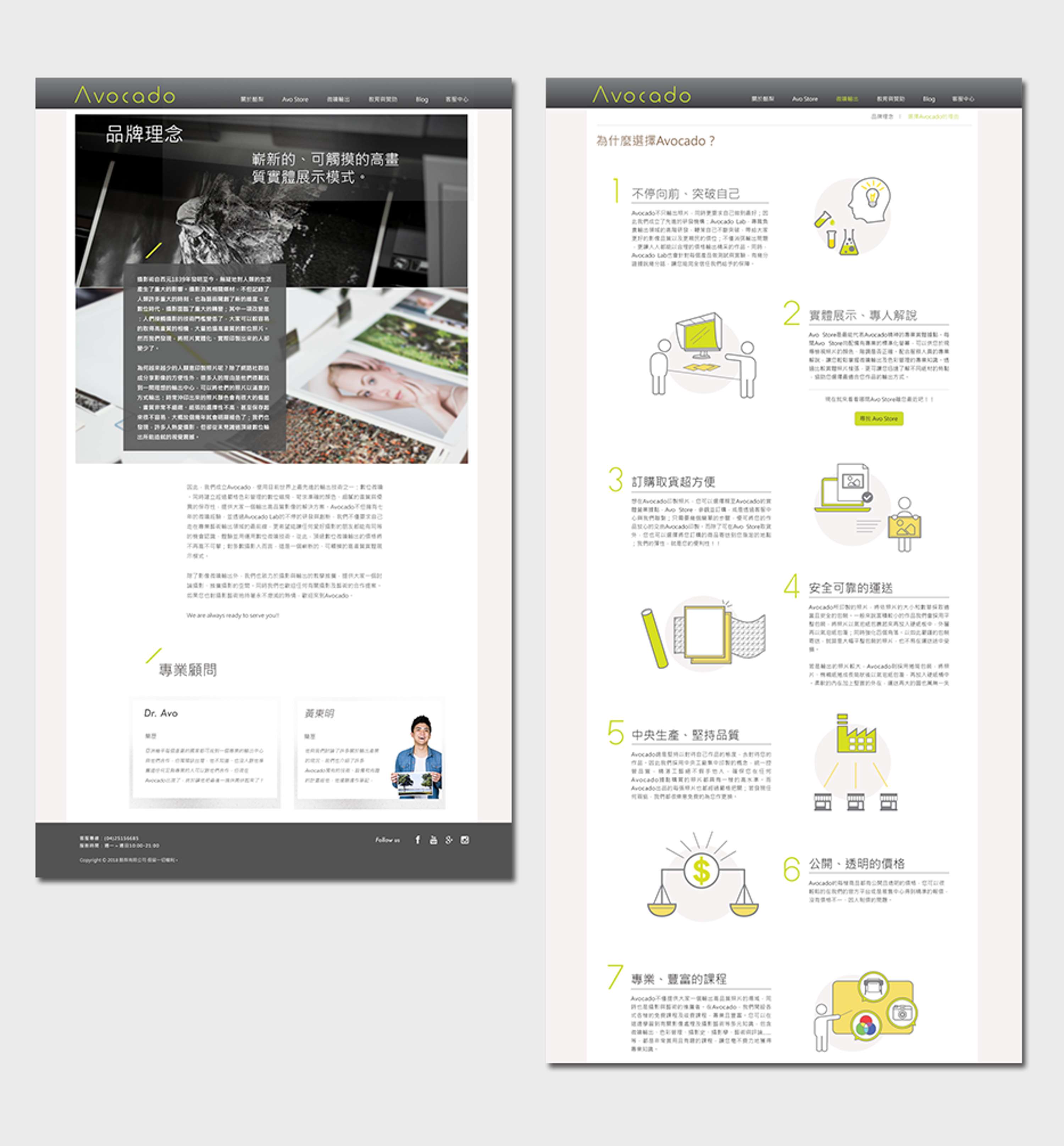 Avocado Website by Amy Yifan Lai