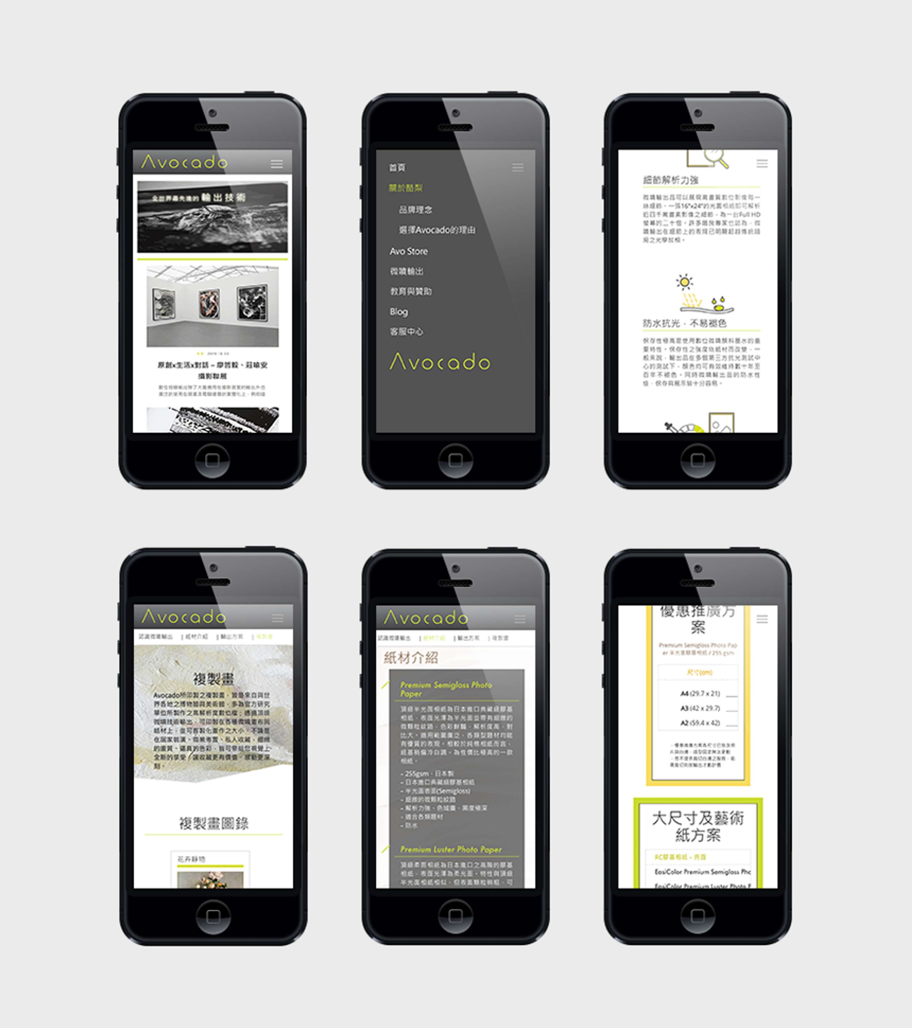 Avocado Website by Amy Yifan Lai