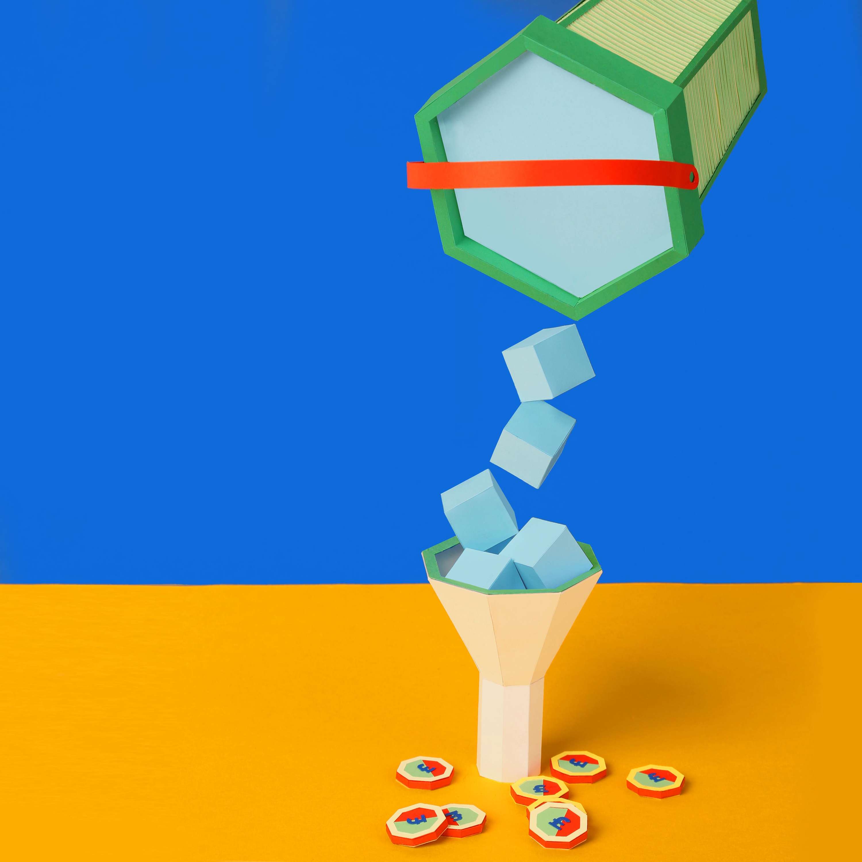 Paper Articles - A Year in Science by Mel Edwards