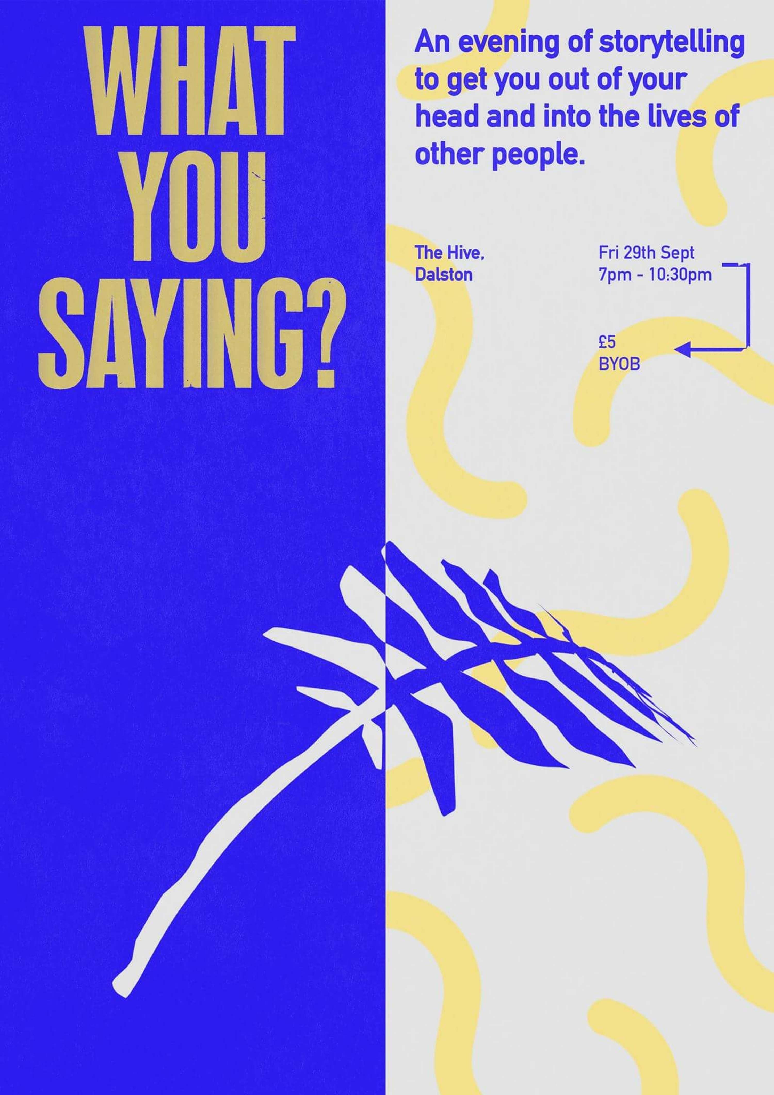 What You Saying? by Ellen O'Donohue Oddy
