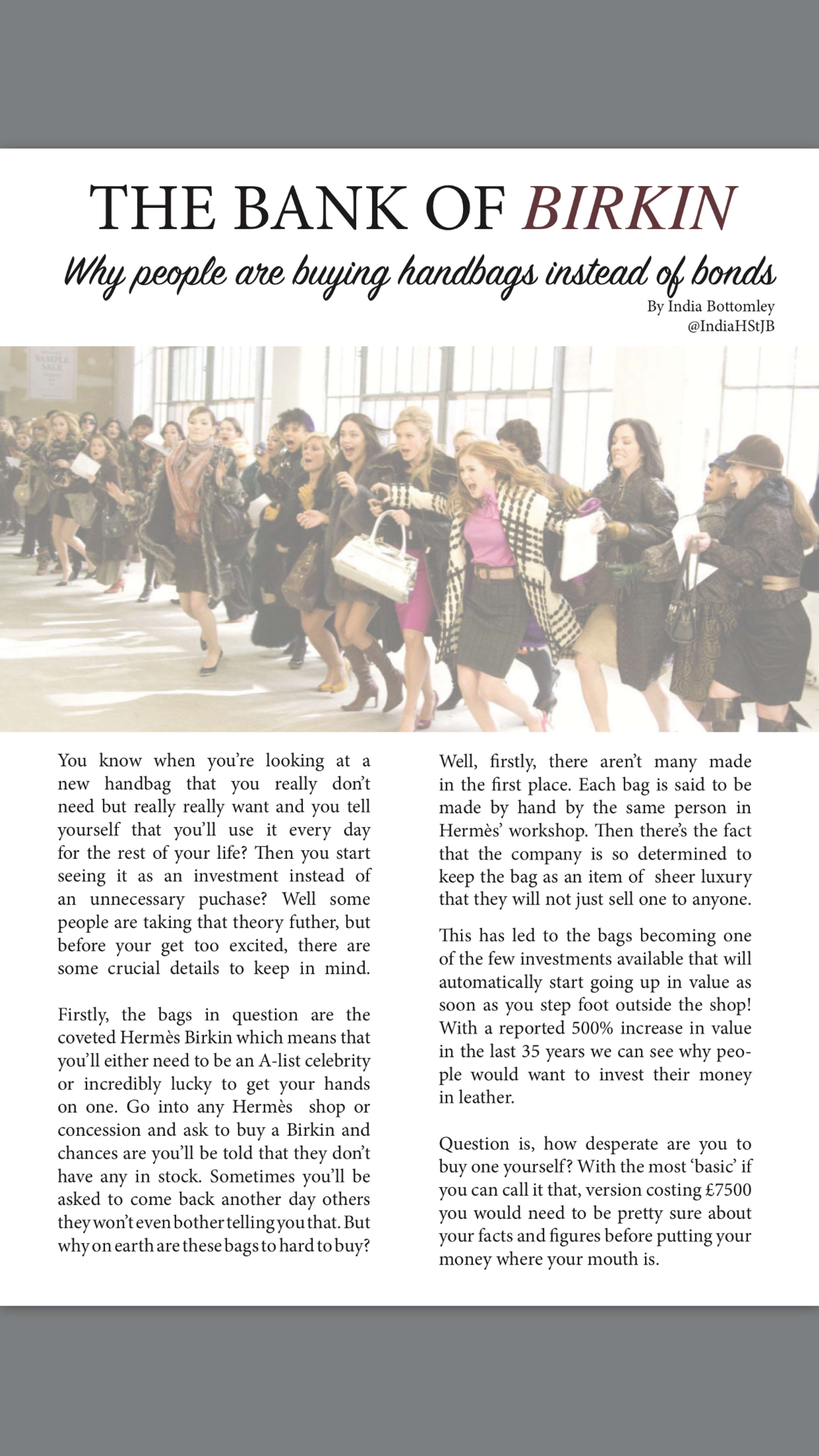 The Londoner - final project for "Language in the Media" module by India Bottomley