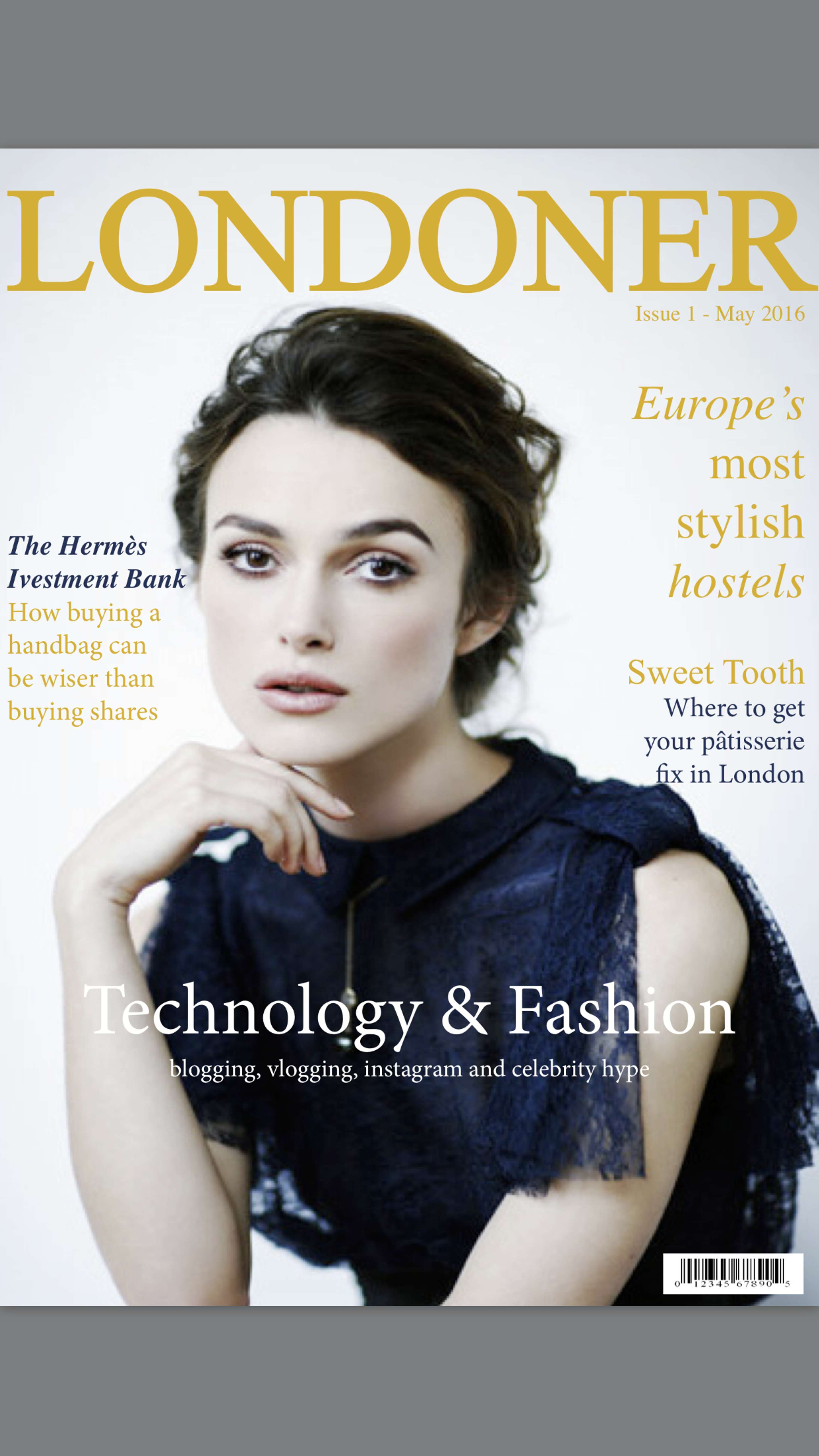 The Londoner - final project for "Language in the Media" module by India Bottomley