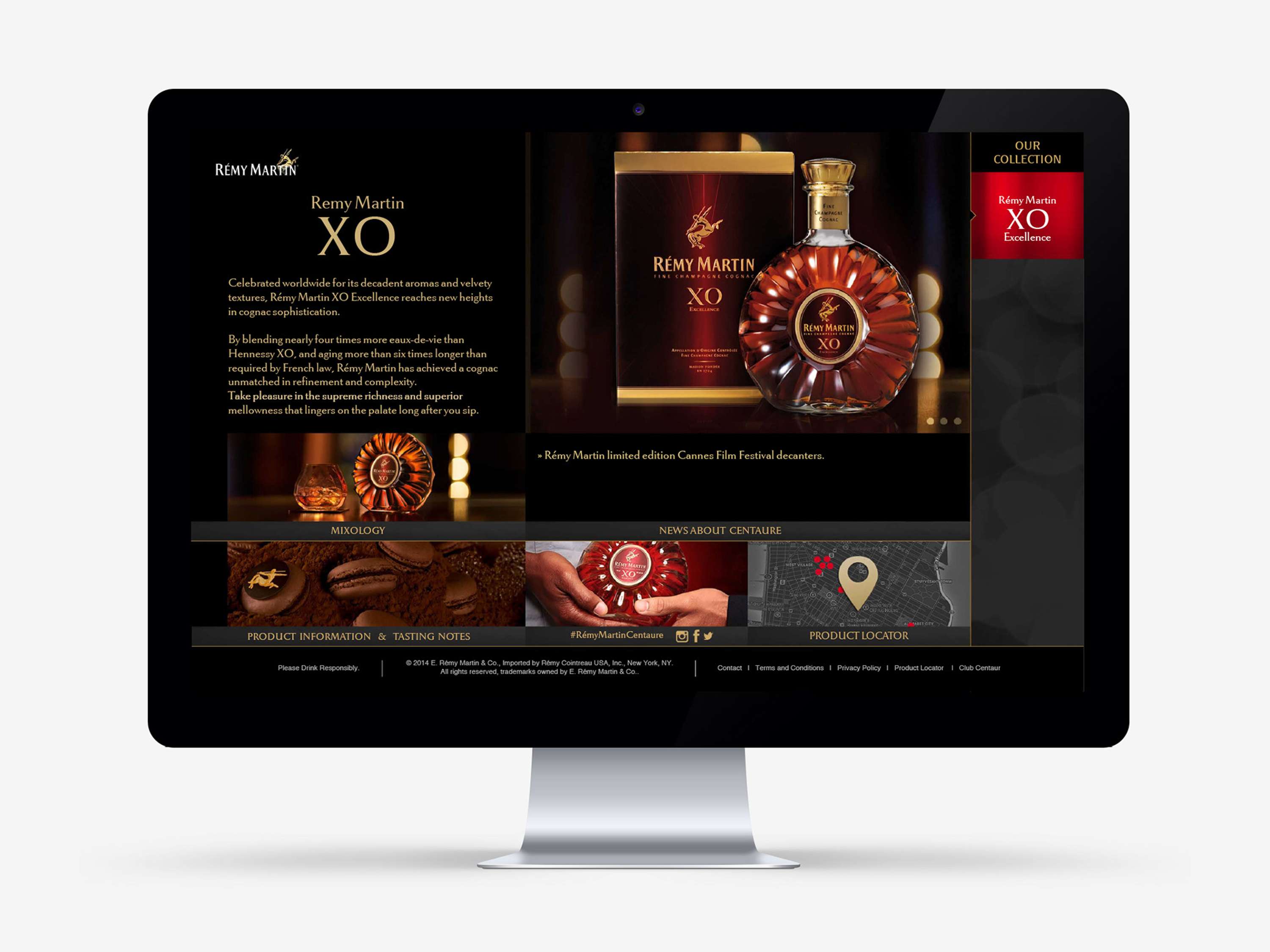 Rémy Martin US Website Design by Angel Zhang