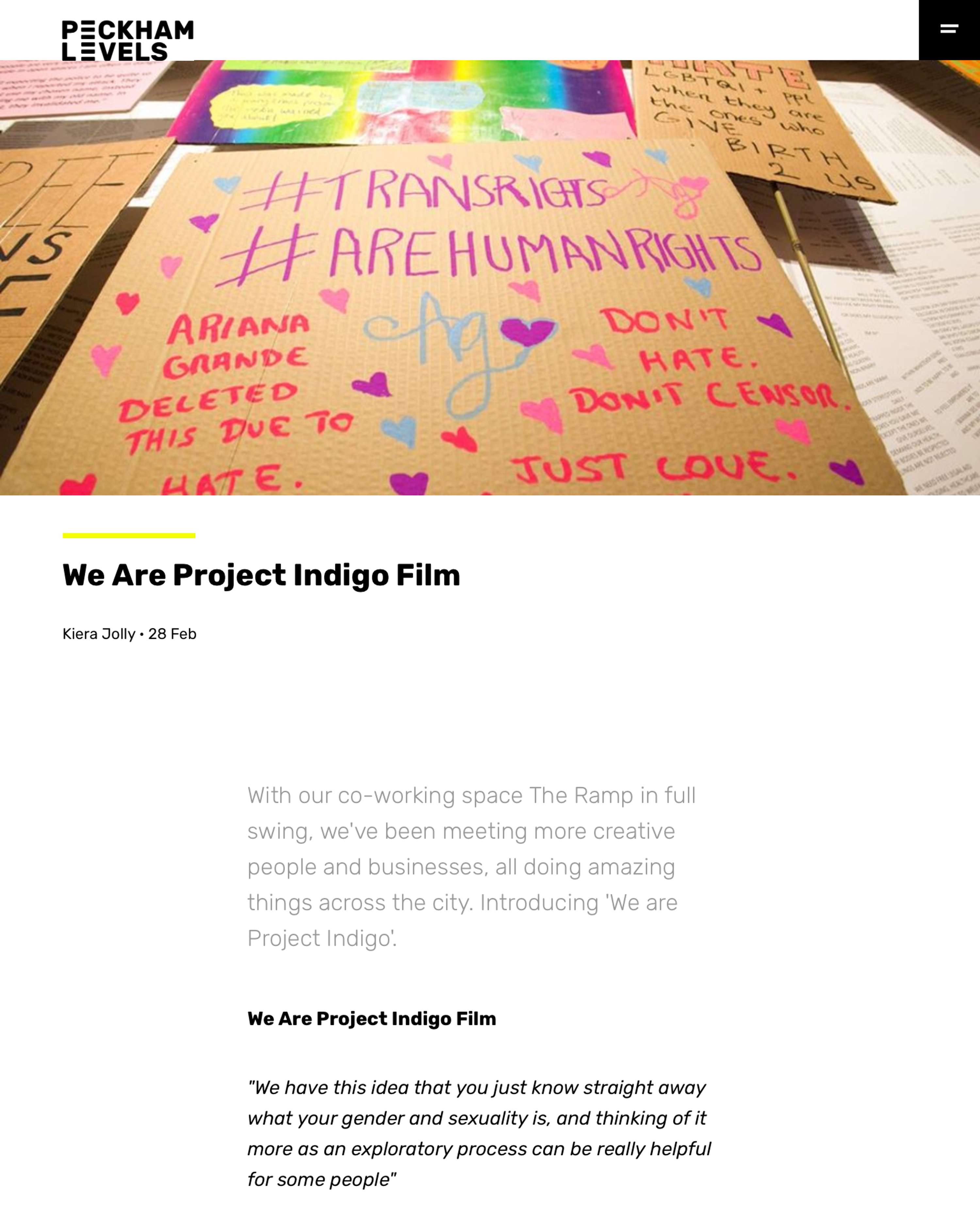We Are Project Indigo by Martha McAlpine