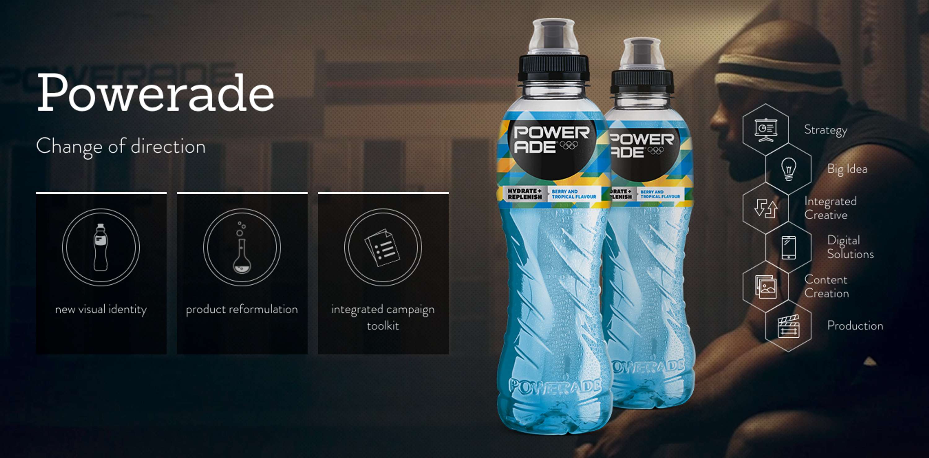 Powerade - change of direction by Chloe Davies