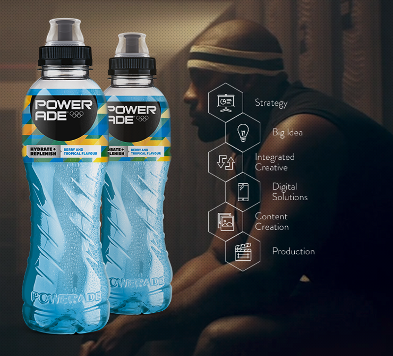 Powerade - change of direction by Chloe Davies
