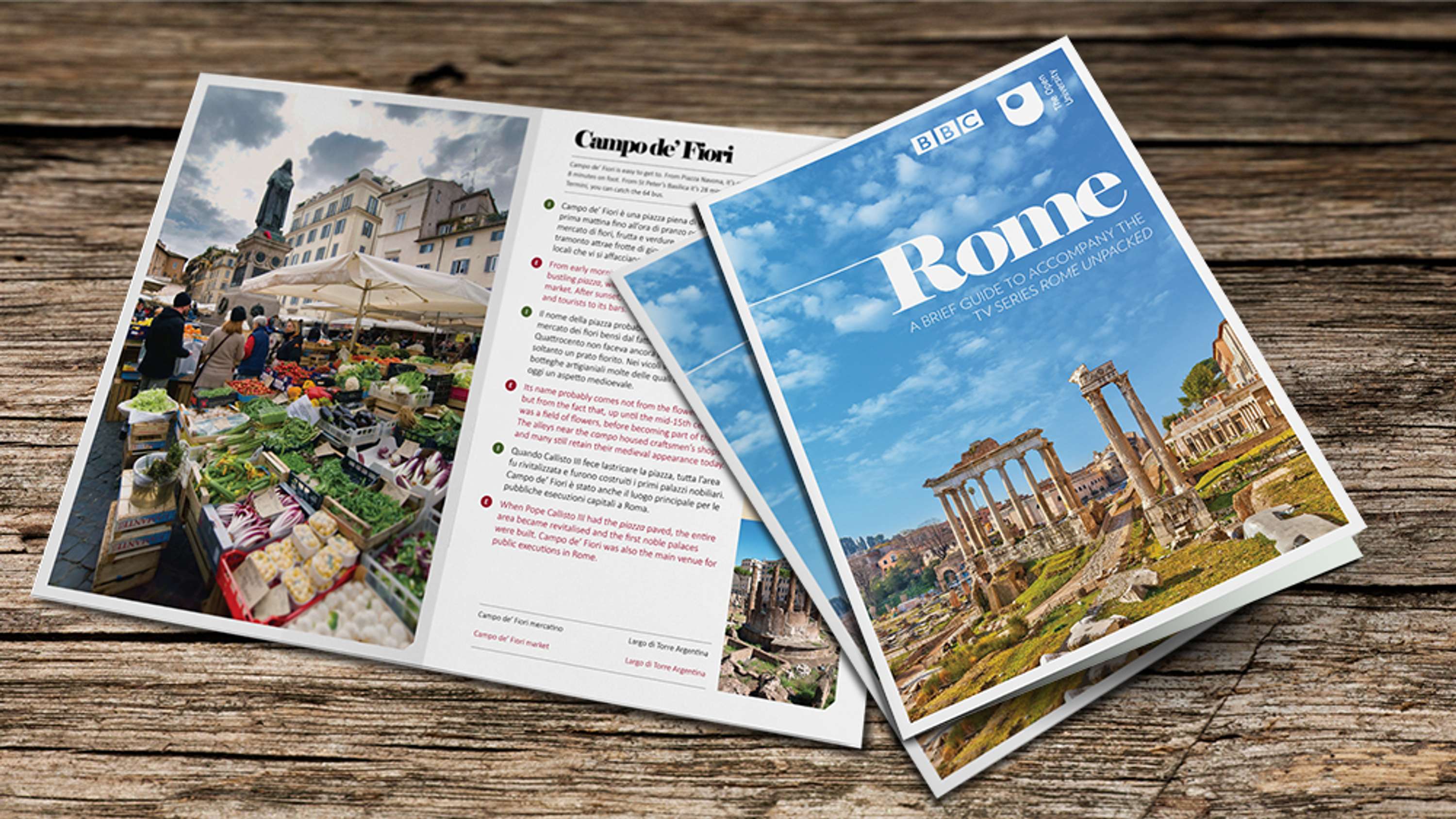 BBC Rome Unpacked Booklet by Frazer Payne