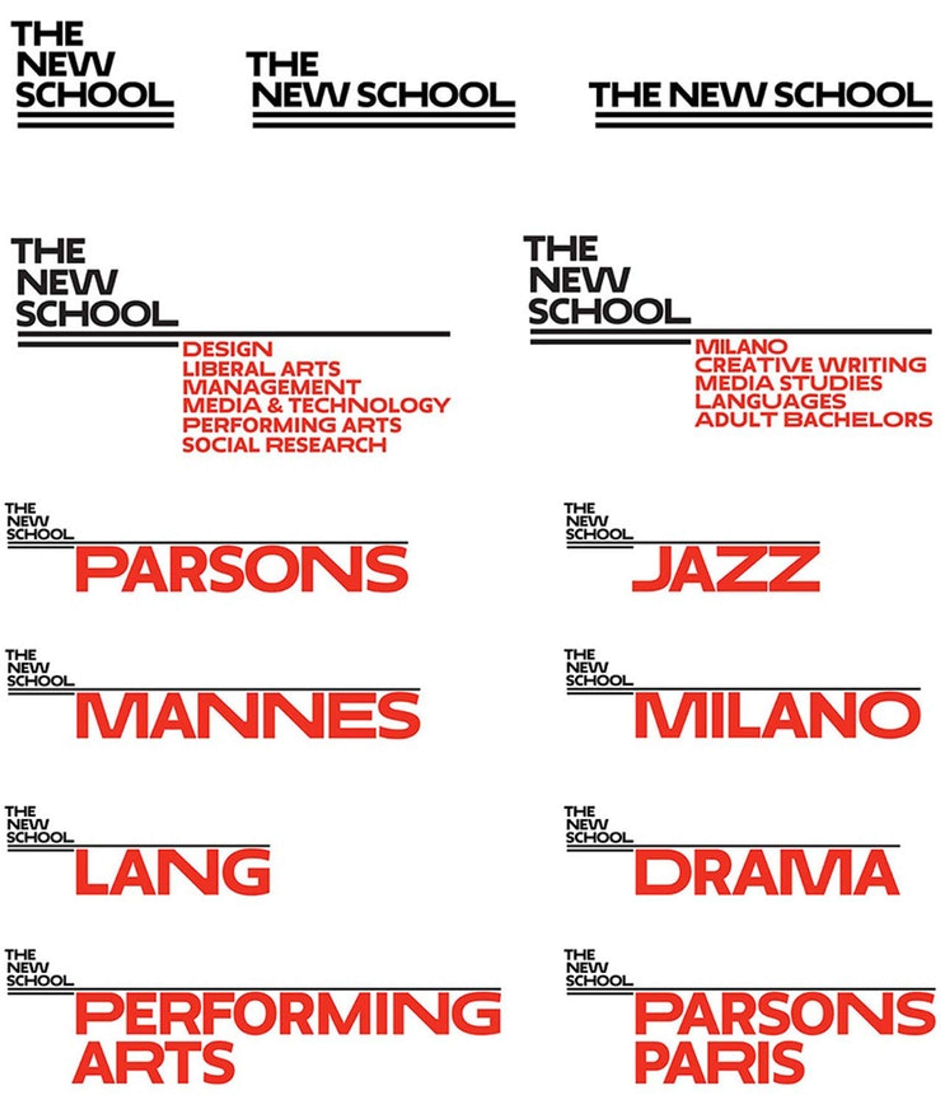 The New School by Paula Scher
