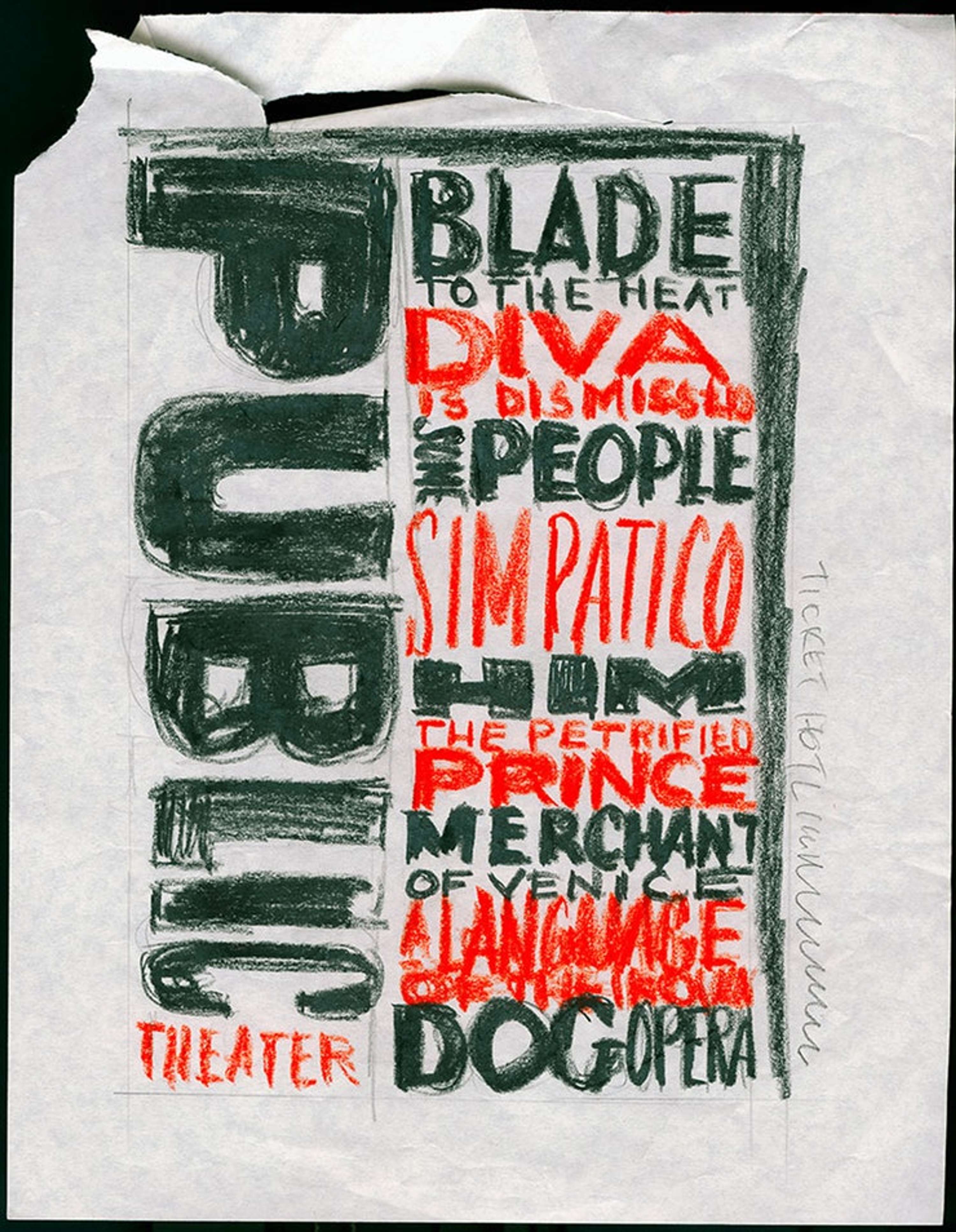 The Public Theatre by Paula Scher