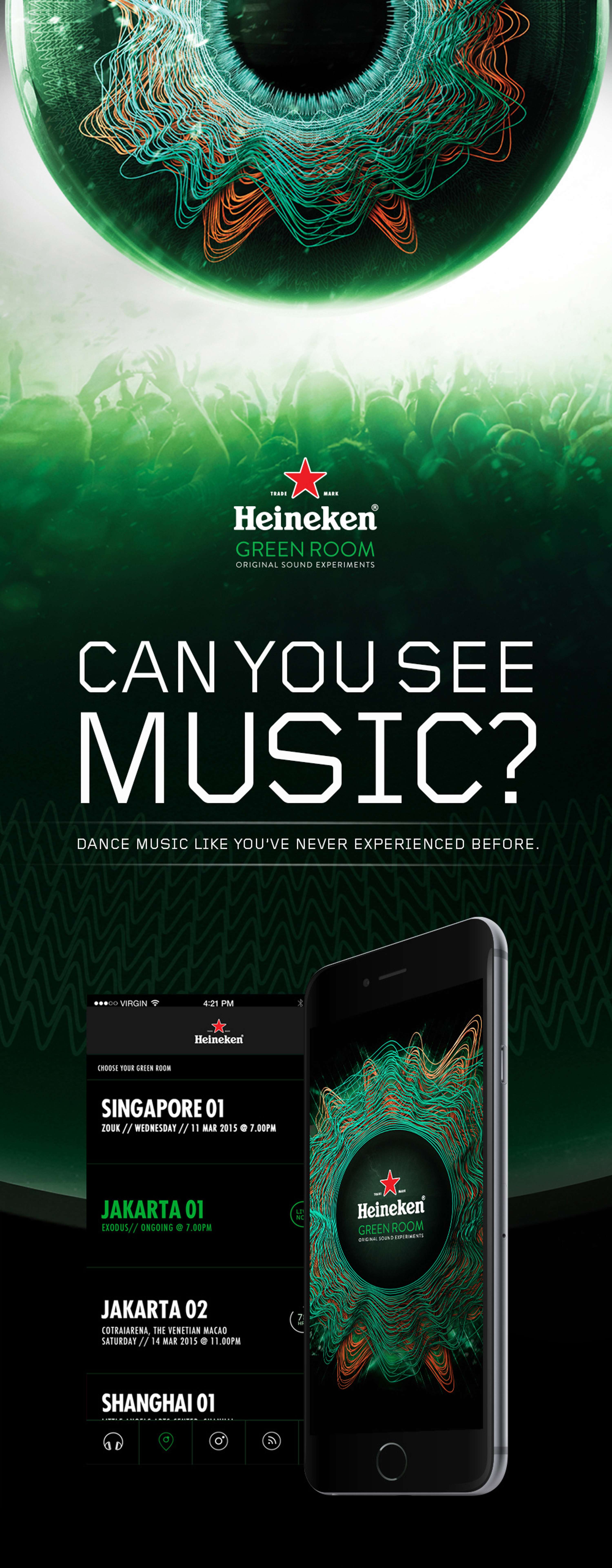 Heineken Original Sound Experiments by Lizi Hamer