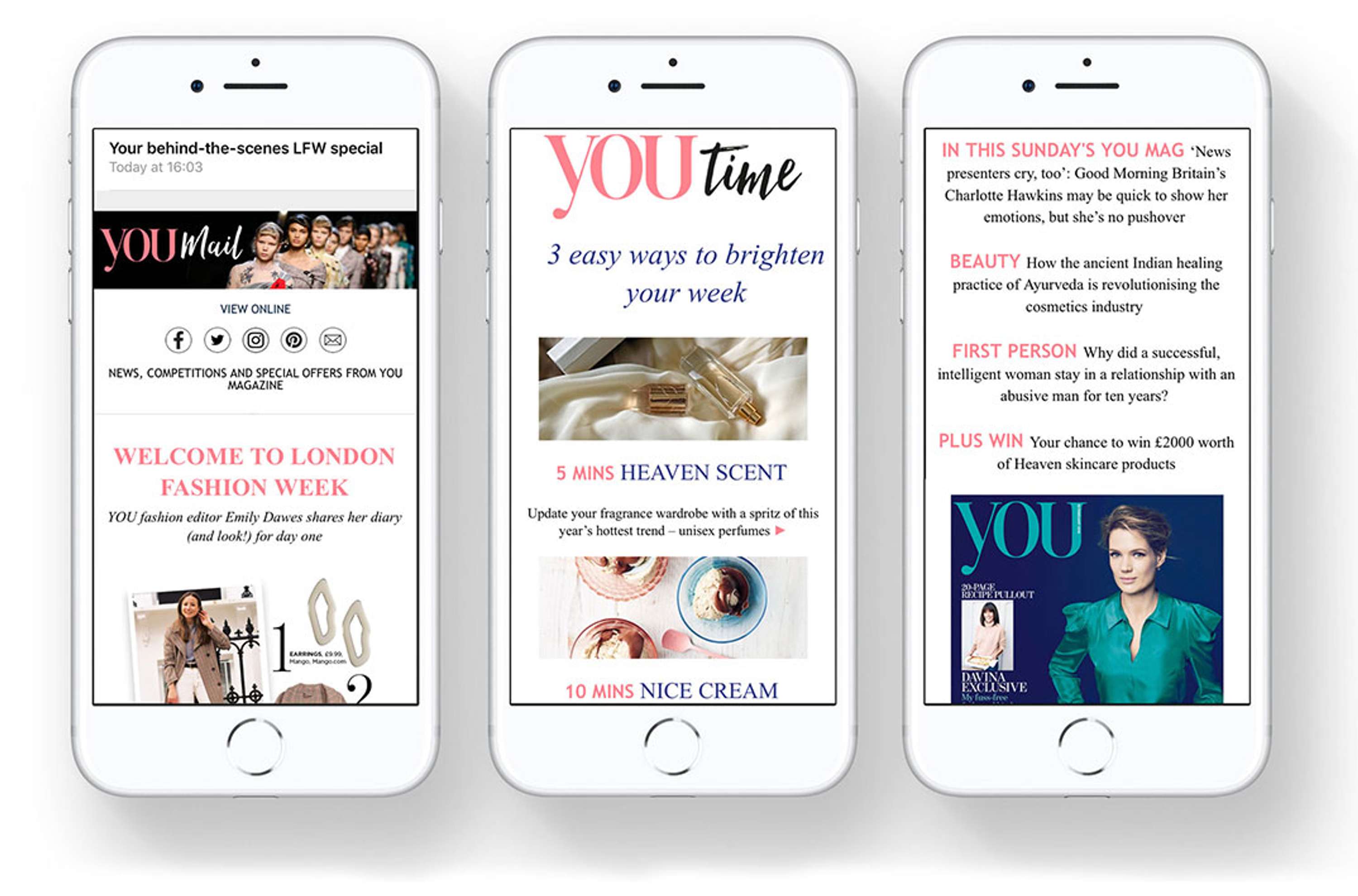 YOUMail newsletter design by Samantha Brownstein