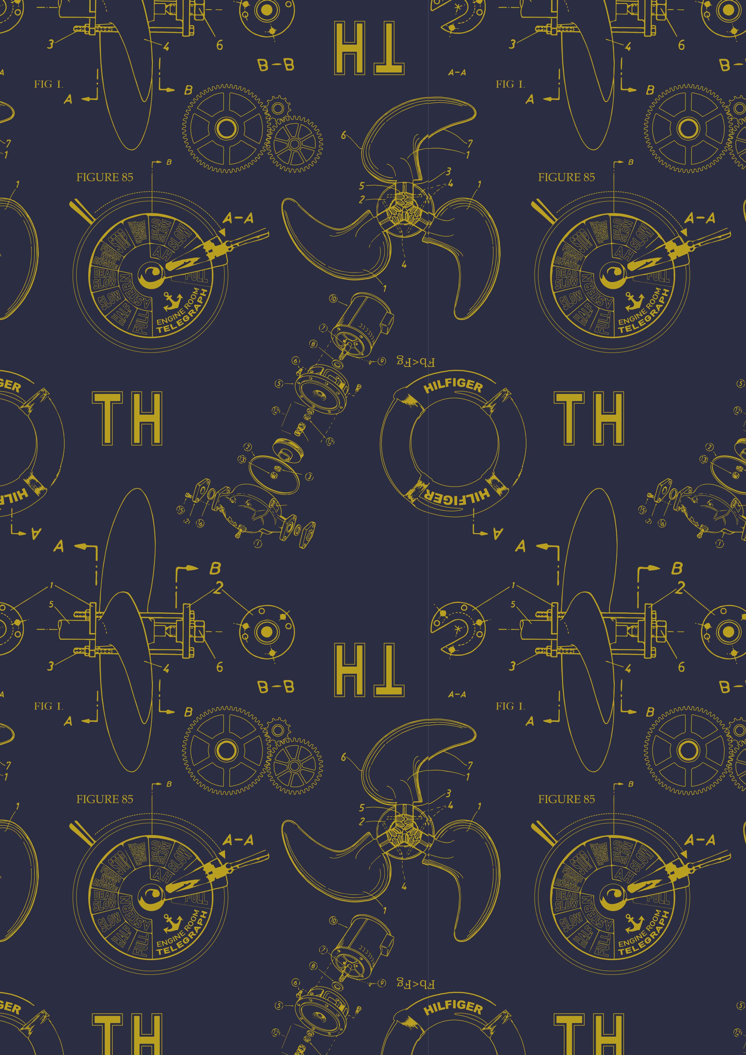 Tommy Hilfiger: Men's Underwear - Print & Pattern Design by Fiona Hall