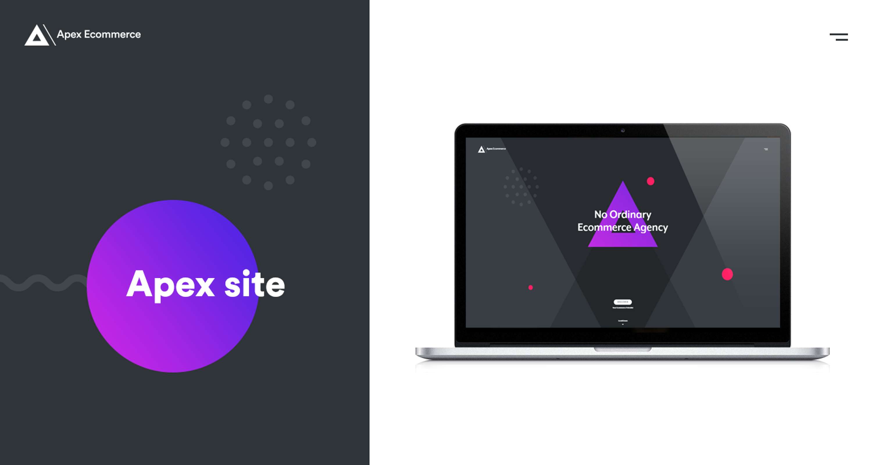 Apex Ecommerce Branding, Web Design, Interaction design by The House