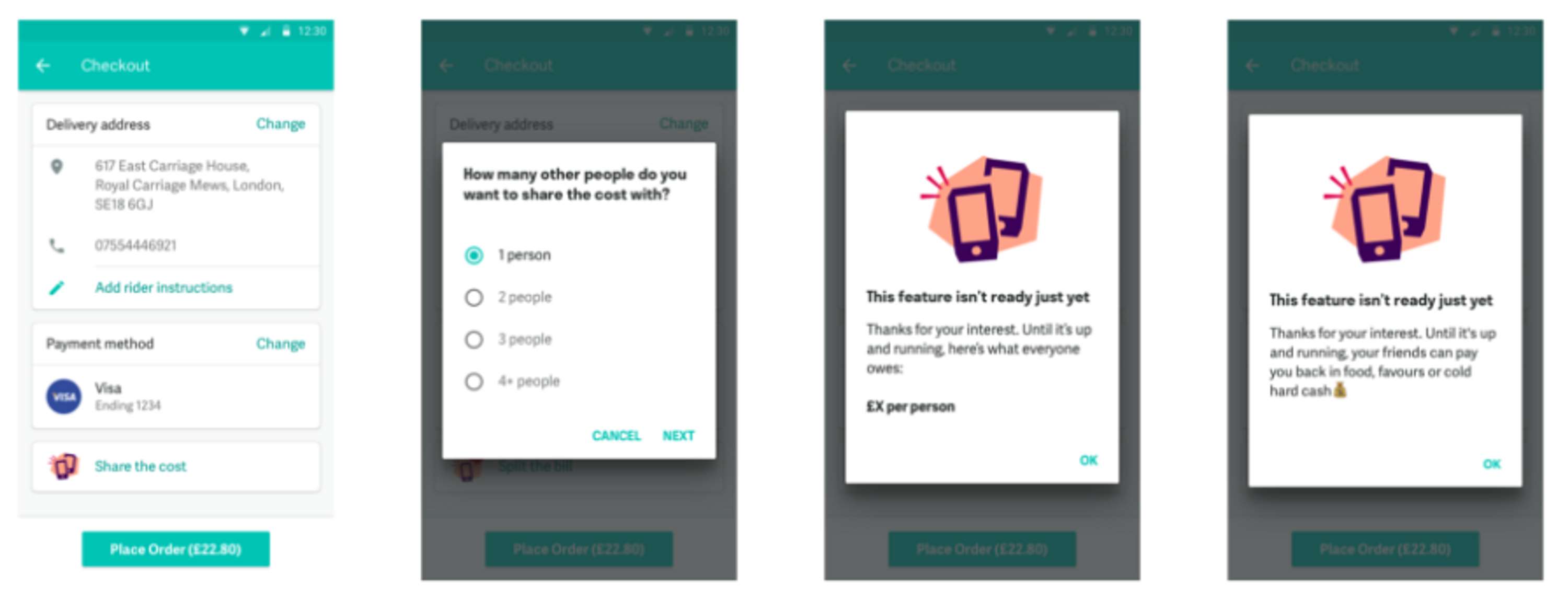 Split the bill with Deliveroo and Monzo by Deliveroo