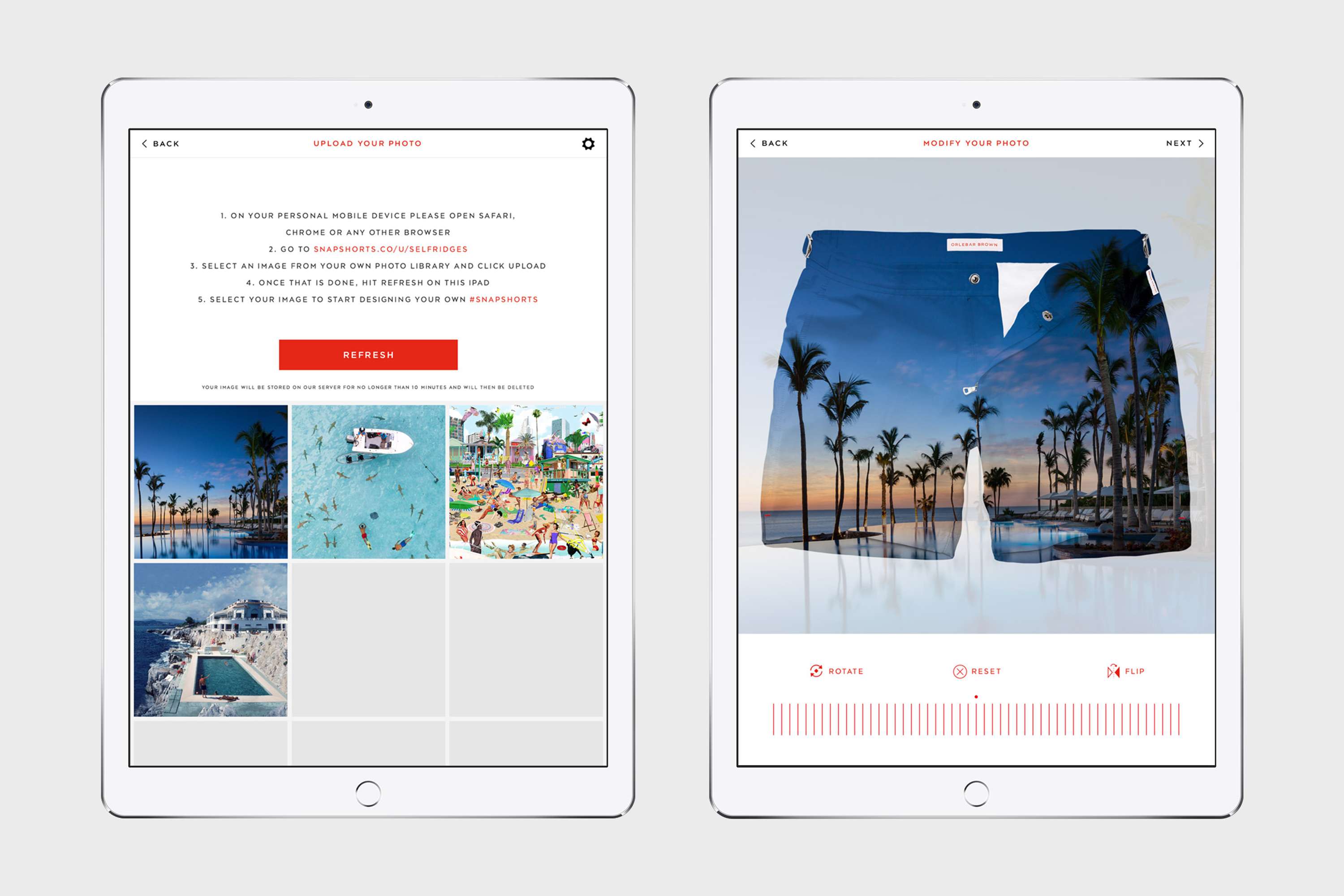 Orlebar Brown #SnapShorts App by Lucas Donaud