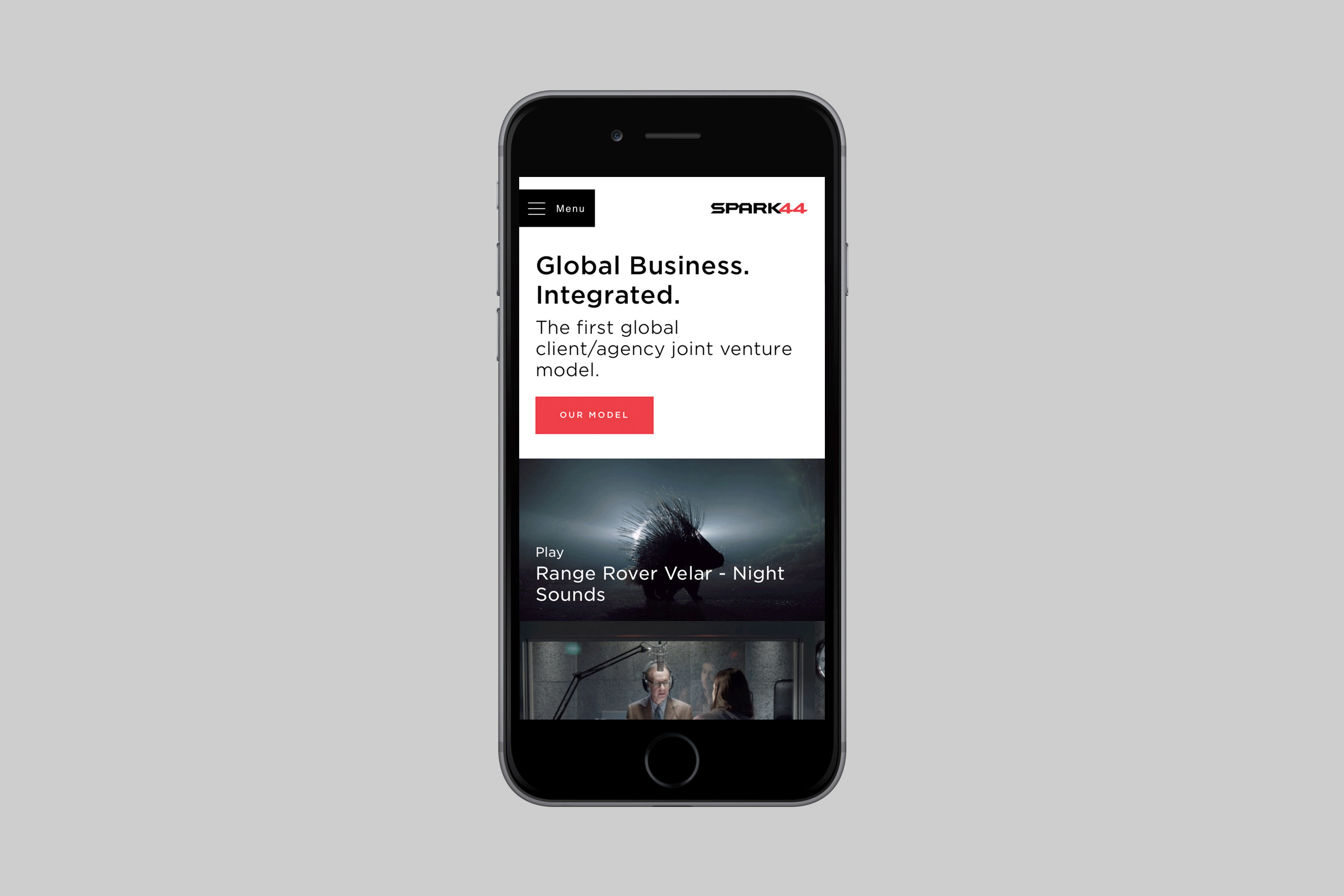 Spark44 Website by Hugues Quesnel