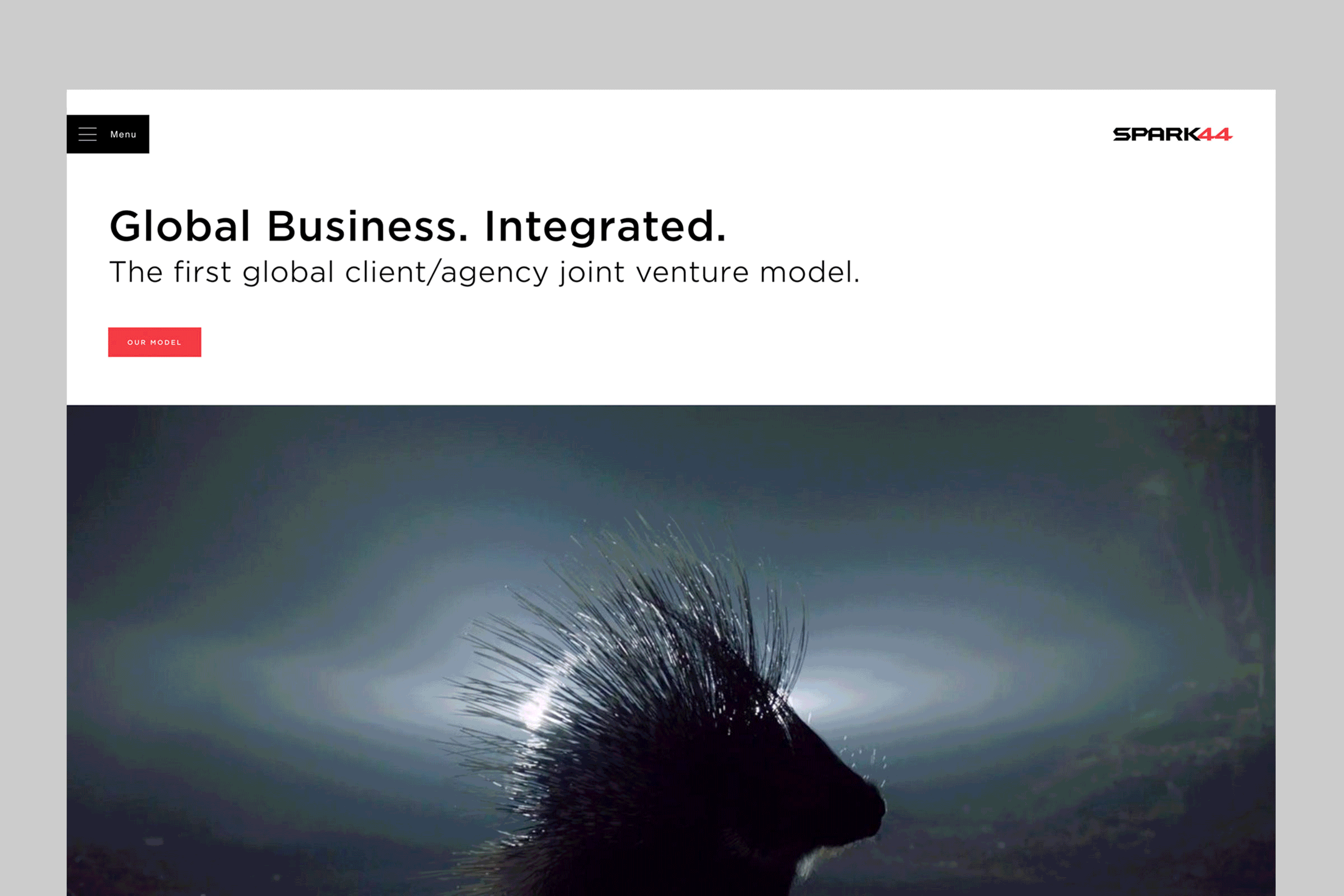 Spark44 Website by Hugues Quesnel
