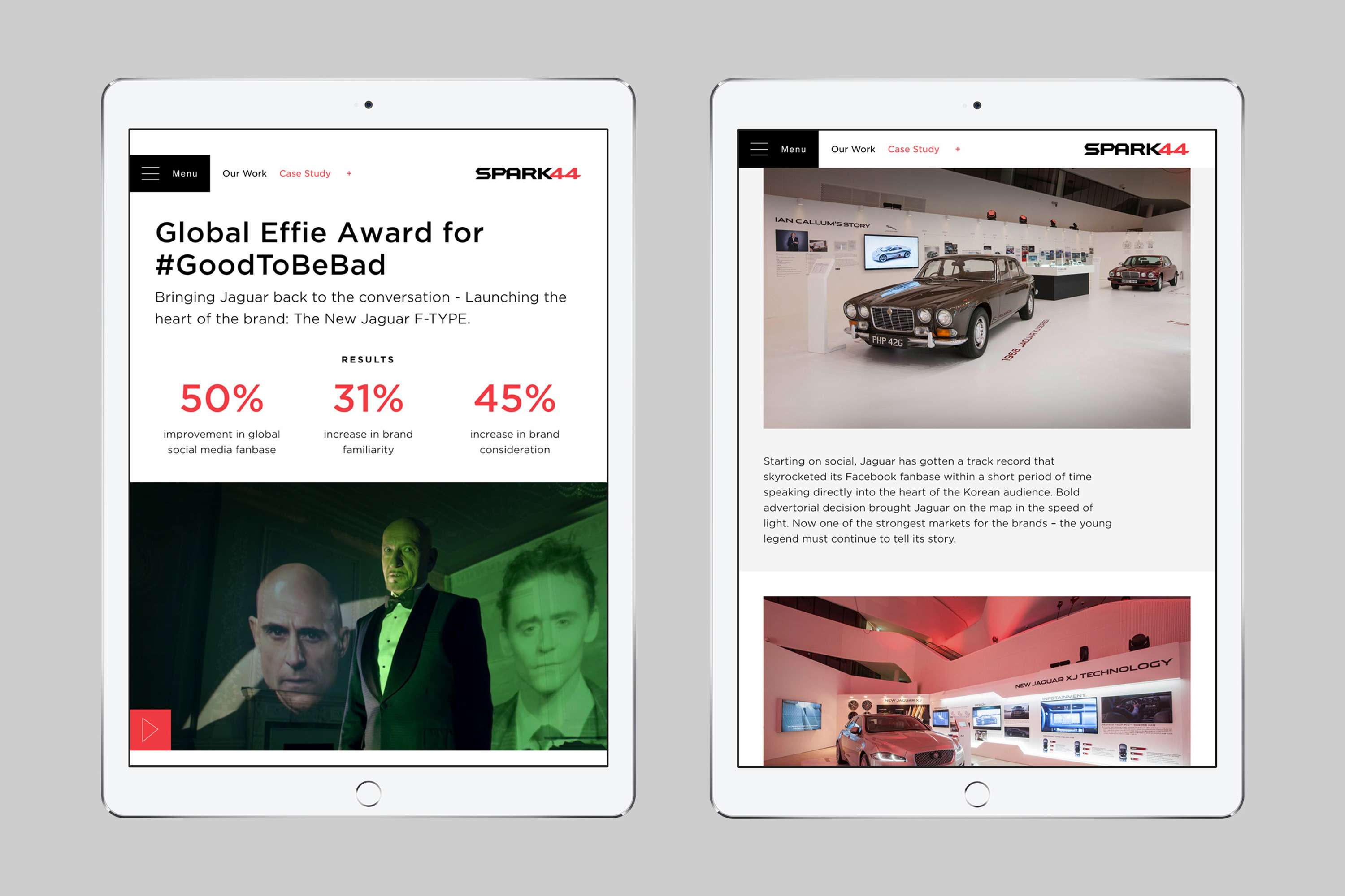 Spark44 Website by Hugues Quesnel