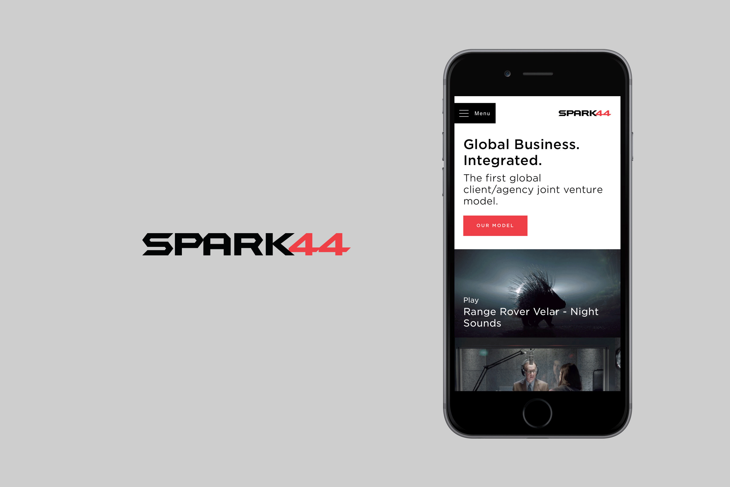 Spark44 Website by Hugues Quesnel