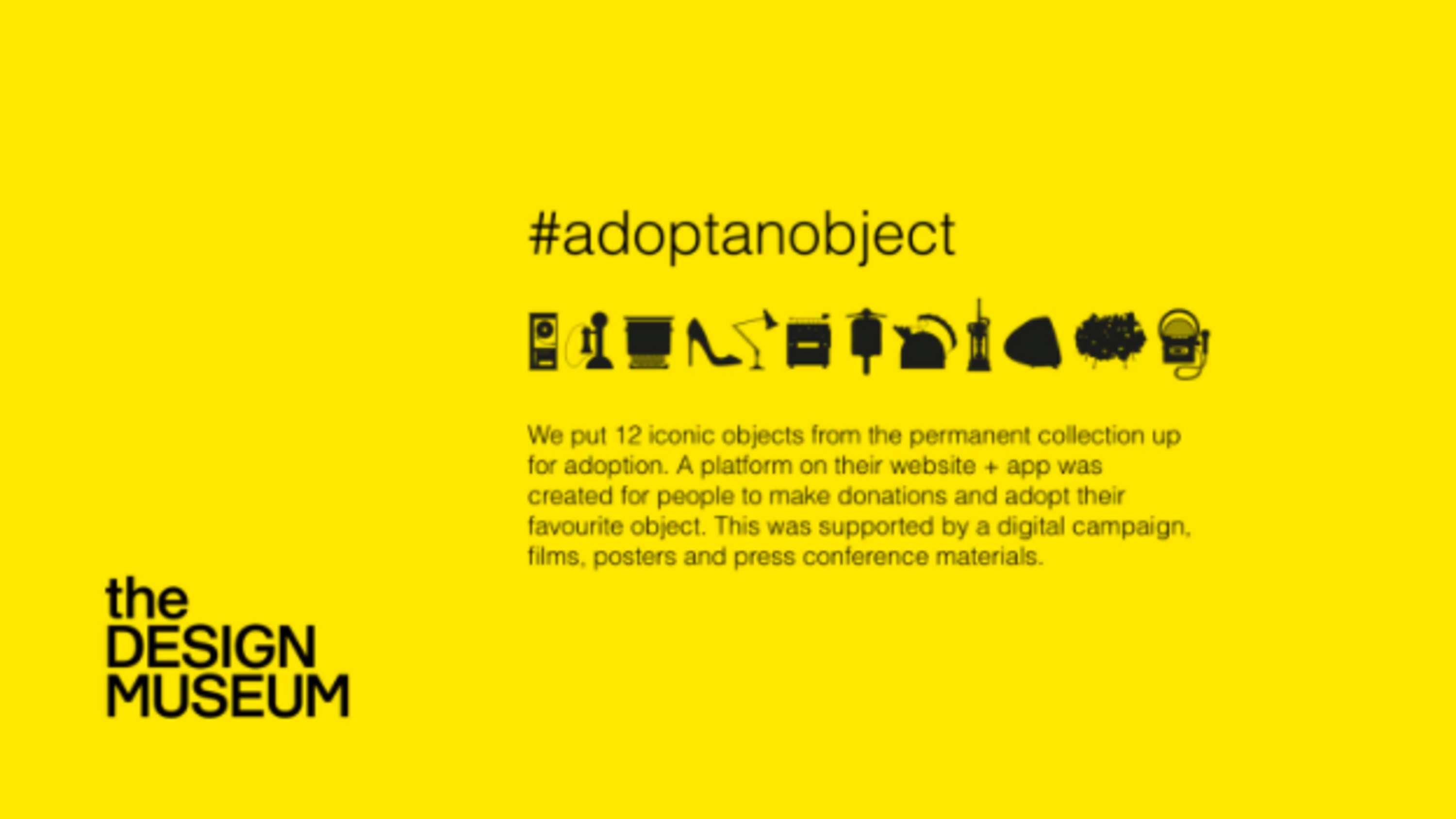 Design Museum Launch: #AdoptAnObject by Frederica Procopé