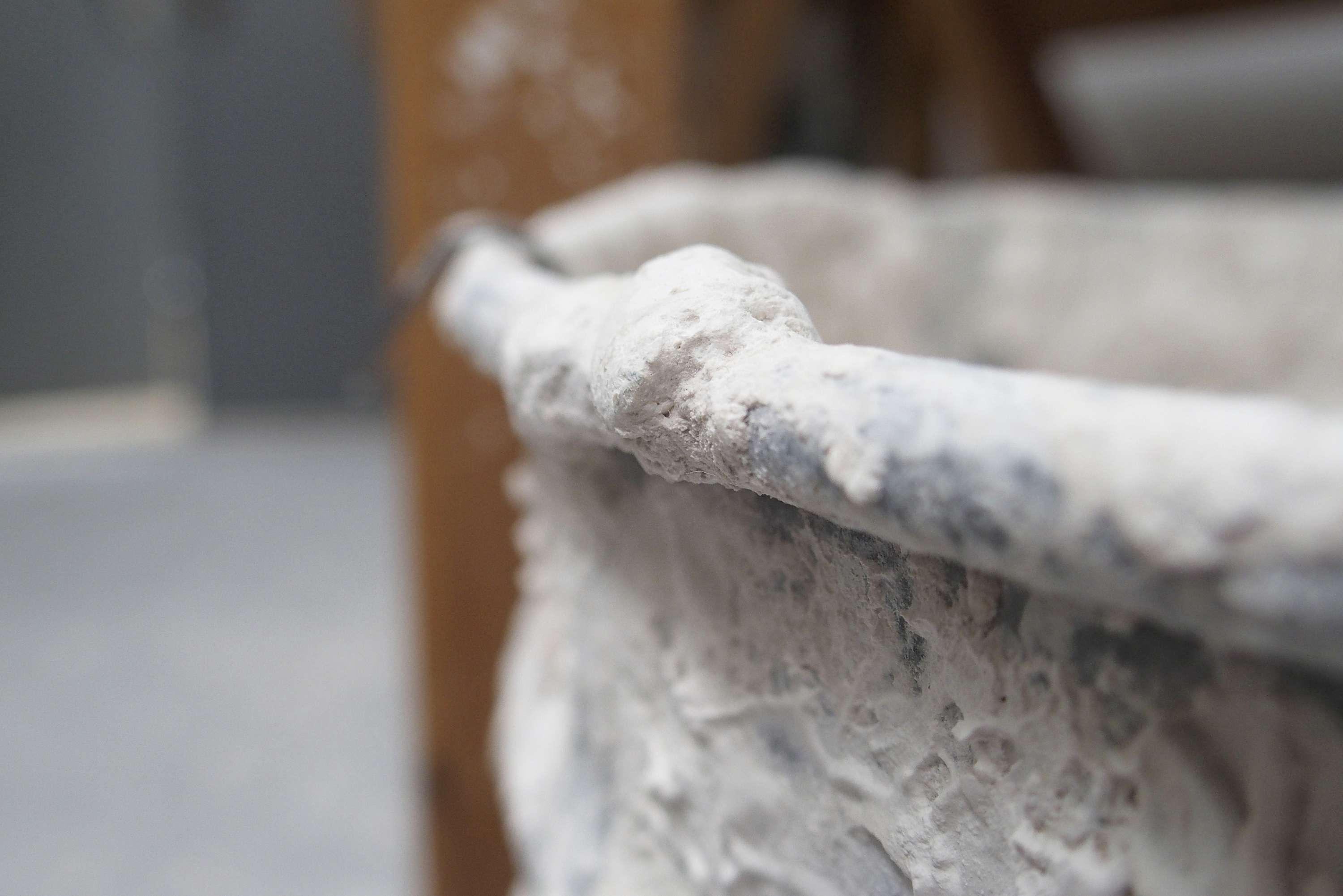 MA Final Project - Sculptural Data: Plaster Experiments & Making Process by Nina Lewis