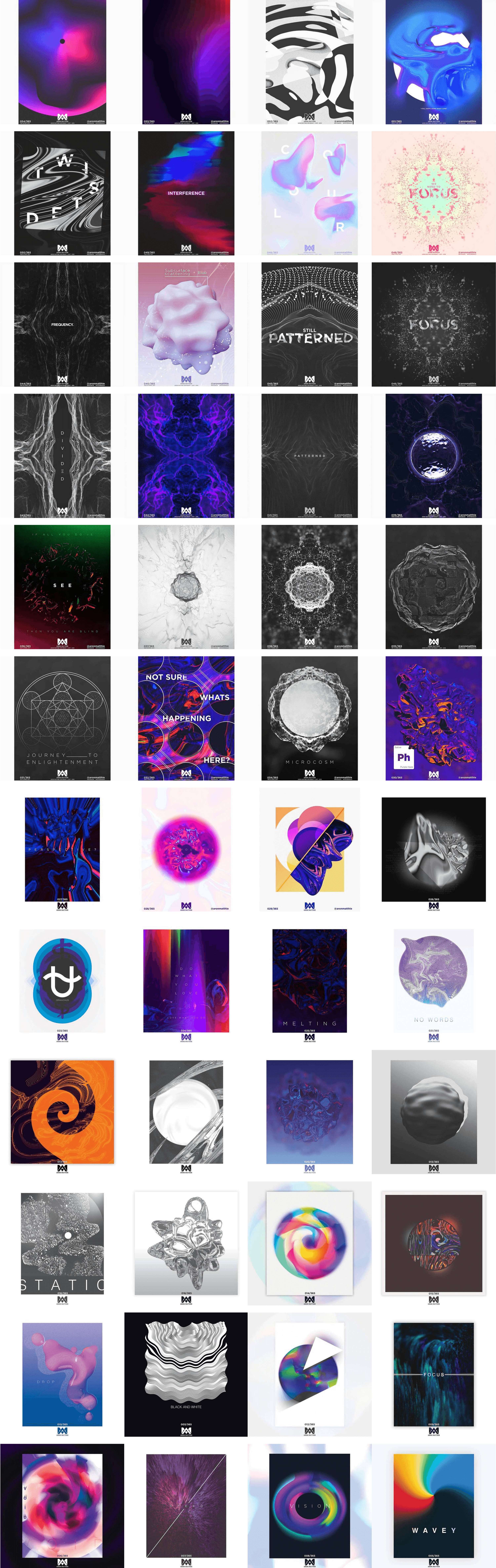 365 Days Of Print by Aron Matthie