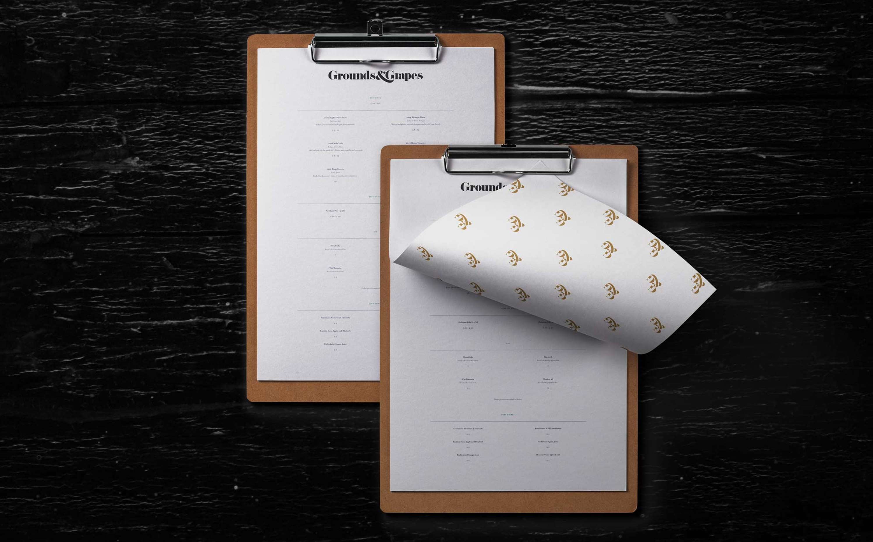 Grounds & Grapes - Branding by Catalin Margarit