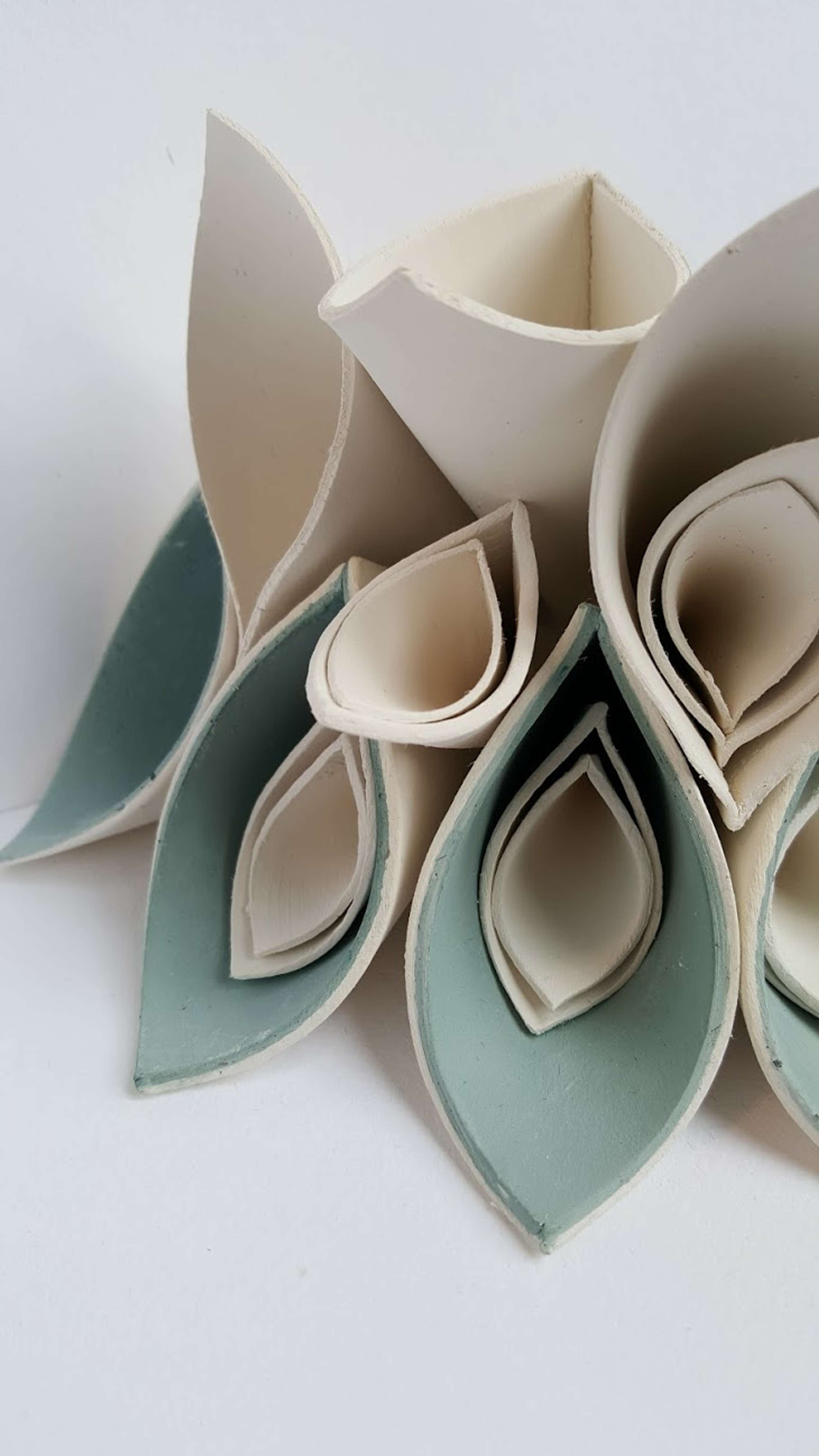 Infinity, Hand Built Porcelain Structure by Sarah Kay Waters