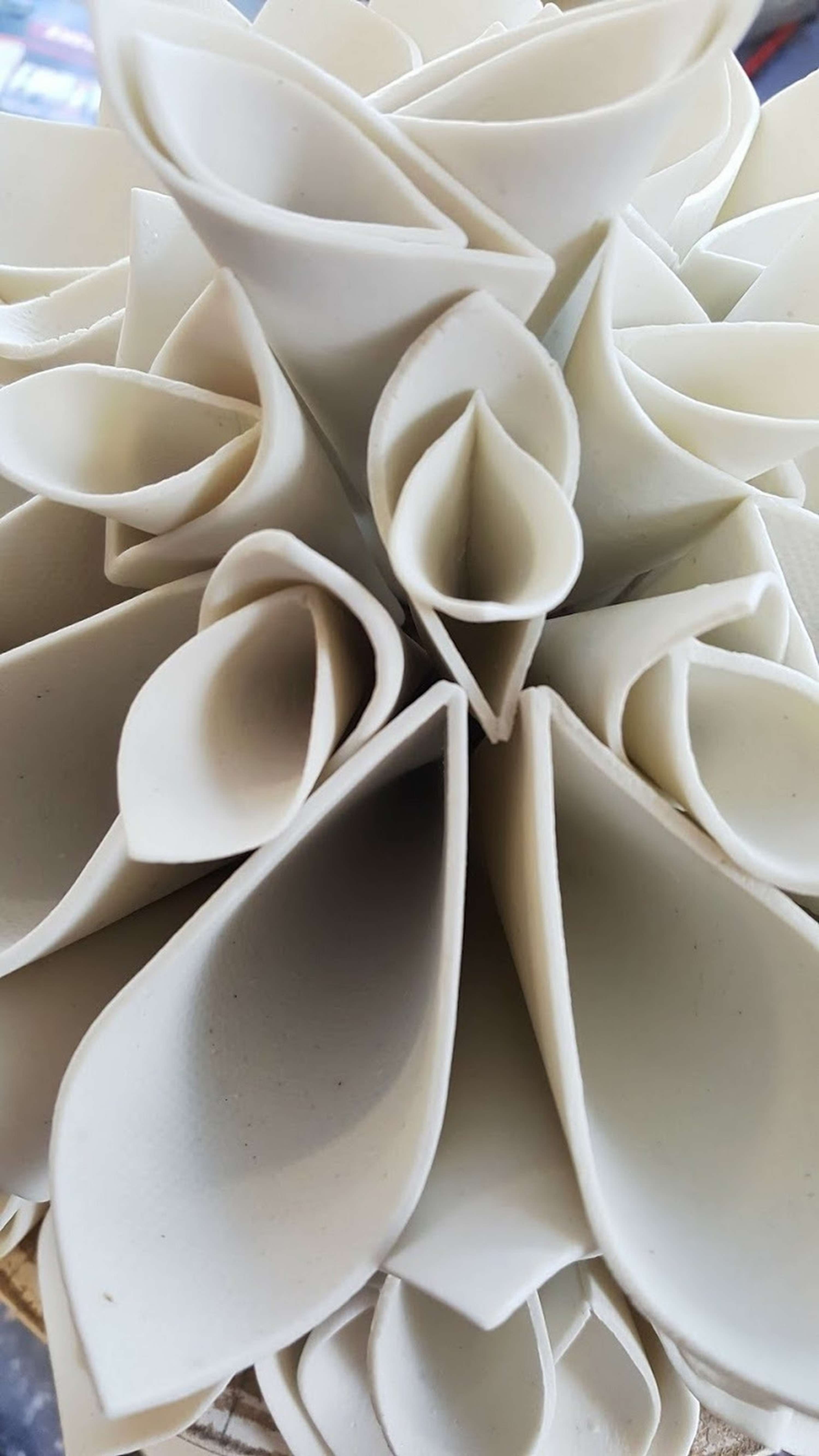 Infinity, Hand Built Porcelain Structure by Sarah Kay Waters