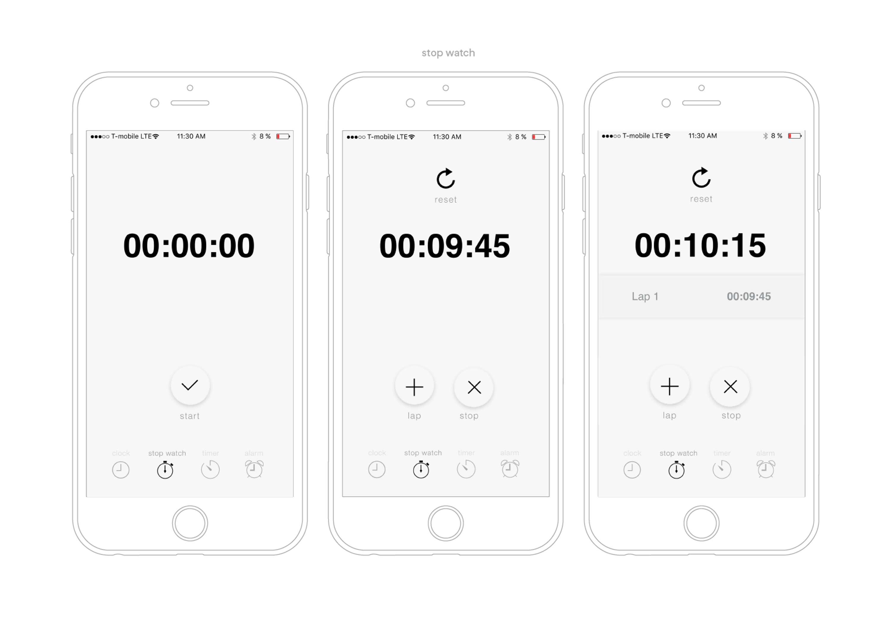 IOS - Clock by Salomon Onyegbulem