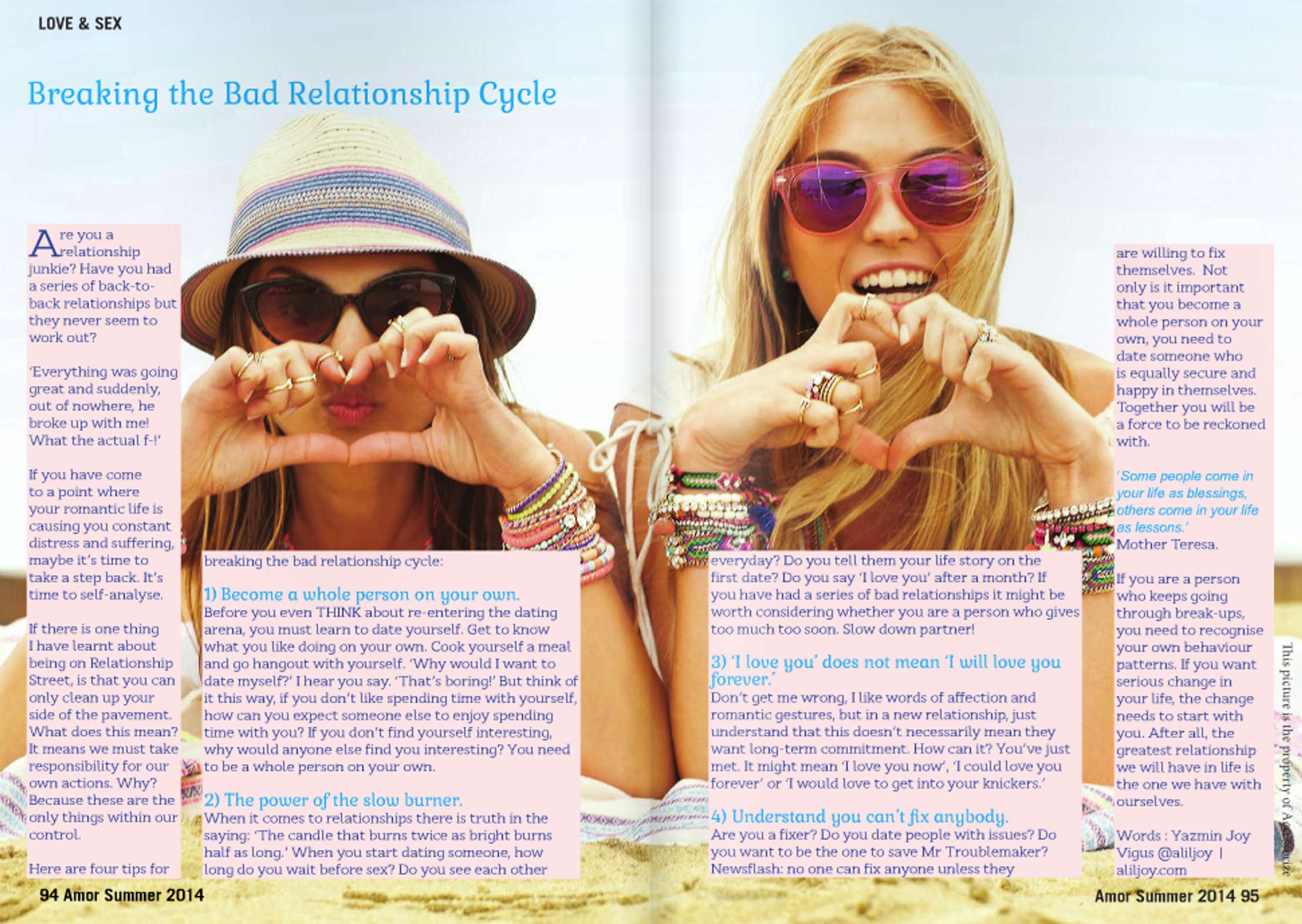 Editorial, blog and copywriting by Yazmin Joy Vigus