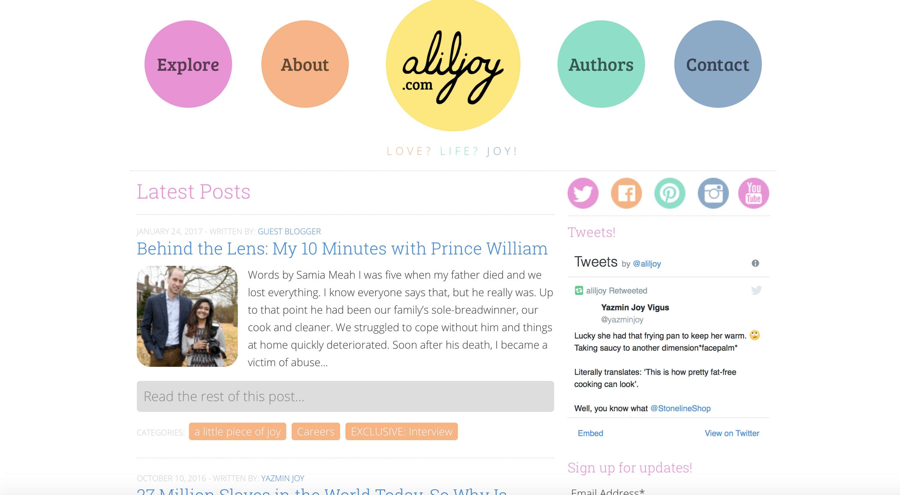 Editorial, blog and copywriting by Yazmin Joy Vigus
