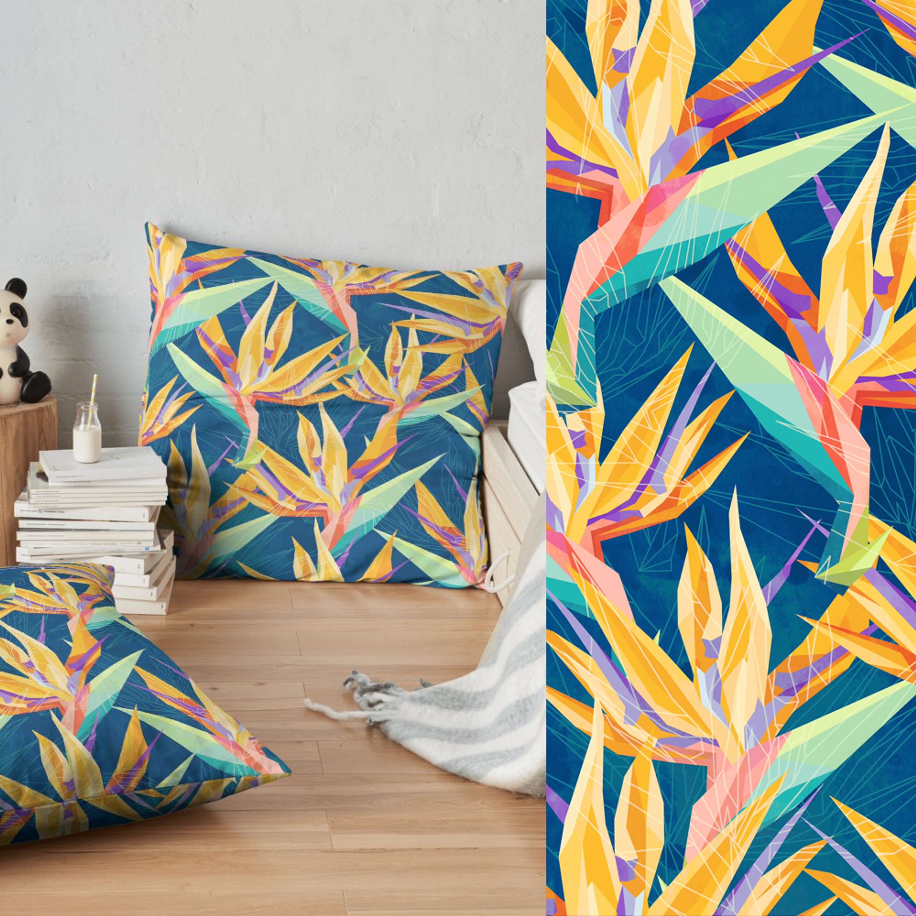 Strelitzia Pattern by Vesela Dimitrova