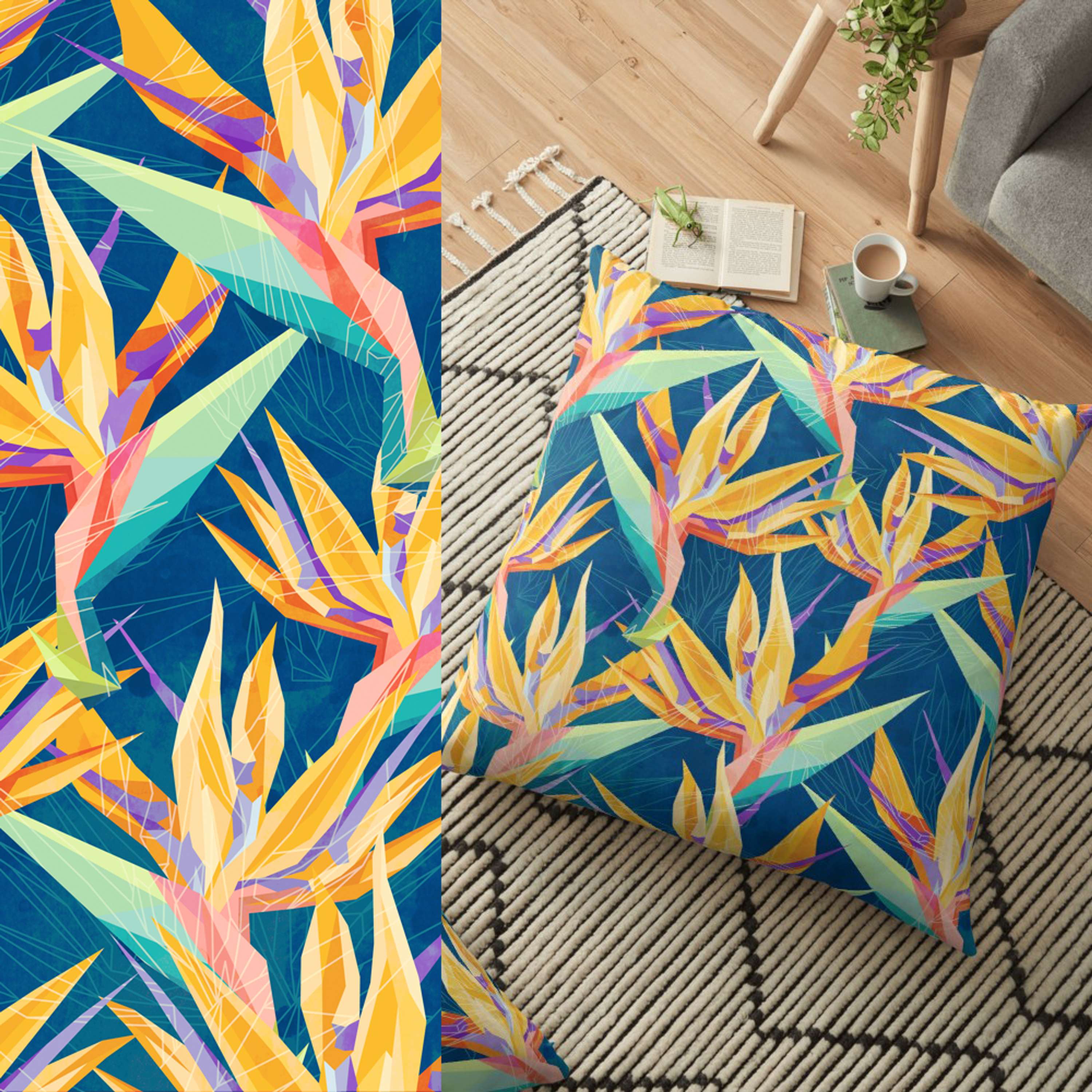 Strelitzia Pattern by Vesela Dimitrova